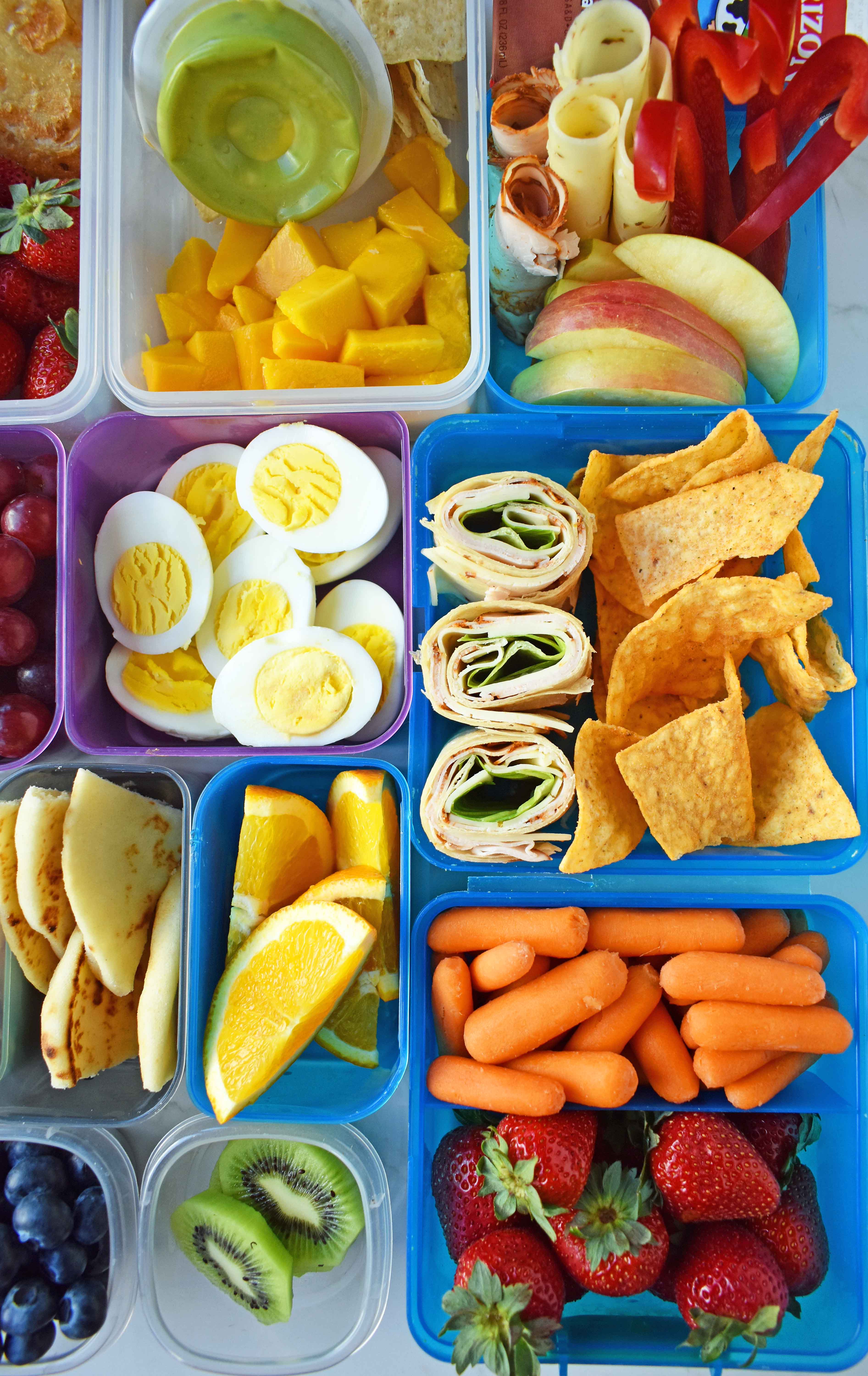 Back to School Kids Lunch Ideas. Healthy kids lunch ideas that includes wraps, roll-ups, sandwiches, quesadillas, gluten-free, meat and cheese kabobs, lunch snack ideas, and fresh fruits and veggies. Healthy lunch ideas by Modern Honey. f4vn.com