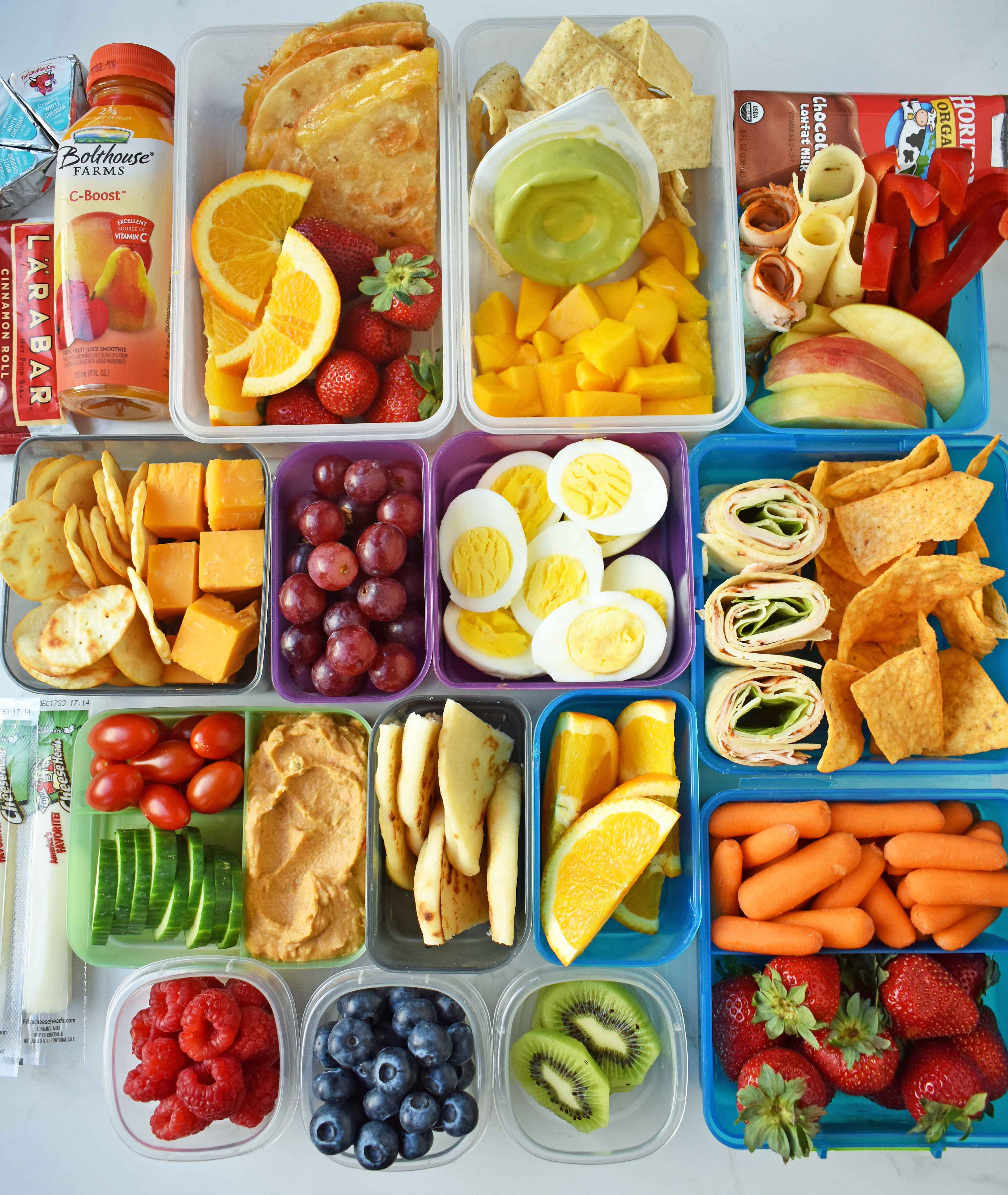 Back to School Kids Lunch Ideas. Healthy kids lunch ideas that includes wraps, roll-ups, sandwiches, quesadillas, gluten-free, meat and cheese kabobs, lunch snack ideas, and fresh fruits and veggies. Healthy lunch ideas by Modern Honey. www.modernhoney.com