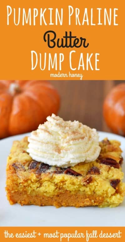 Pumpkin Praline Butter Dump Cake – Modern Honey