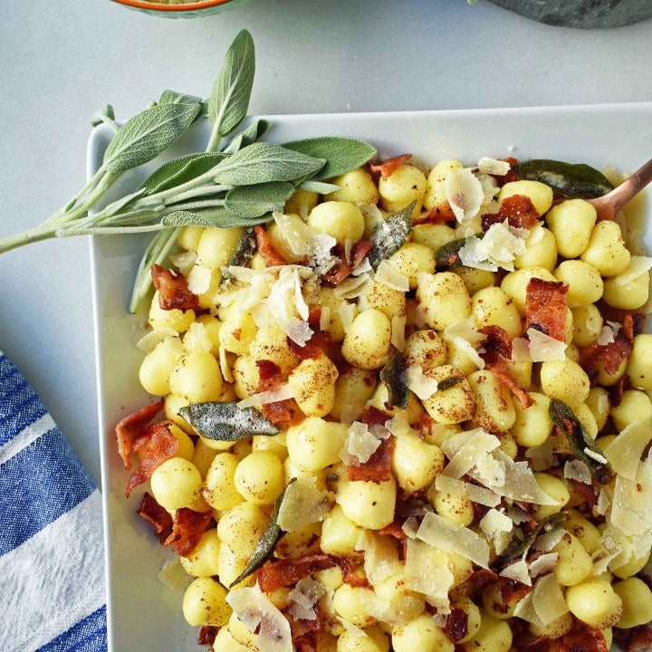 Gnocchi with Brown Butter, Crispy Pancetta, and Sage Modern Honey