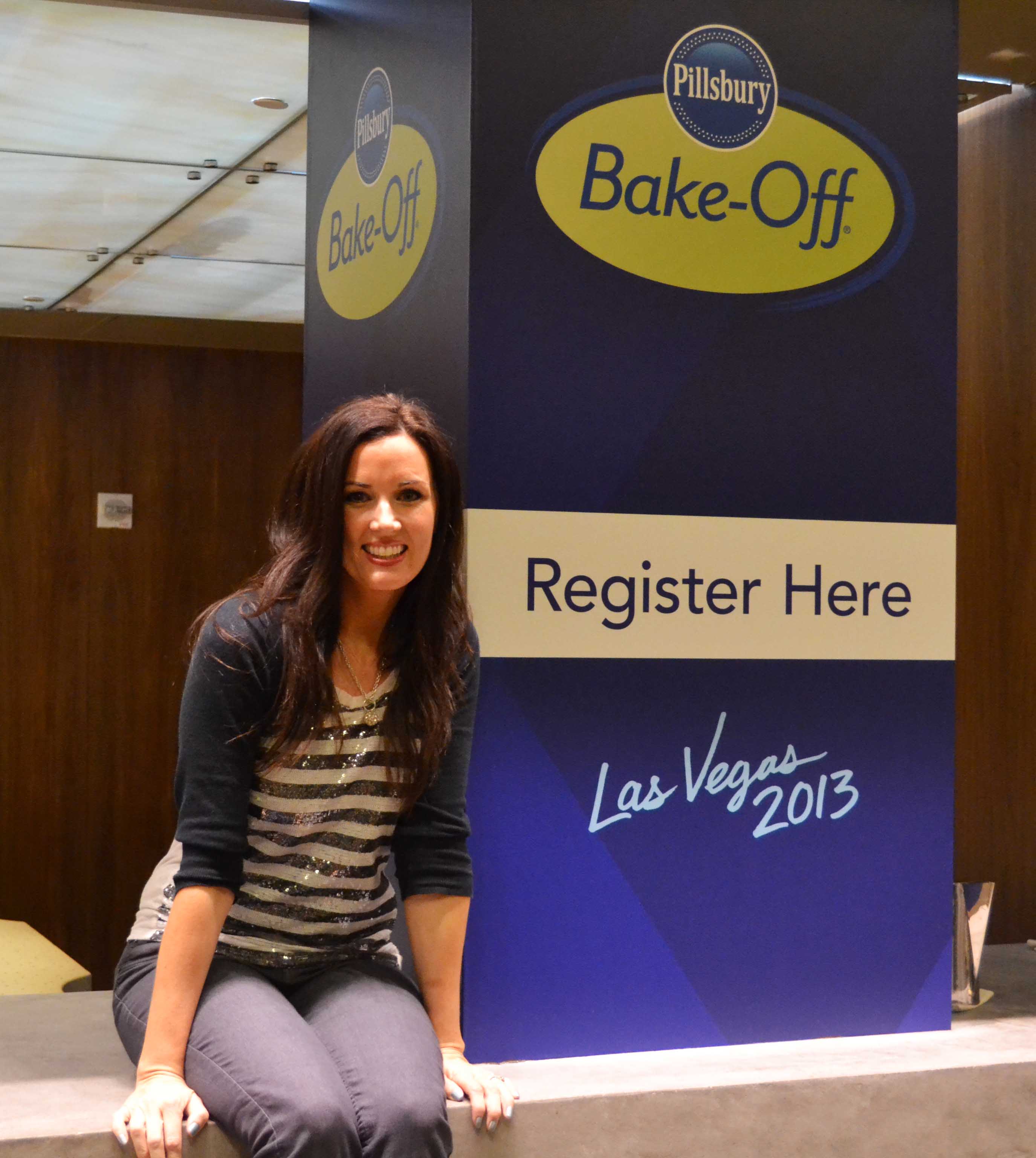 46th Pillsbury Bake-Off Contest with Melissa Stadler displaying her Chorizo Potato Puffy Tacos in Las Vegas in 2013. www.modernhoney.com