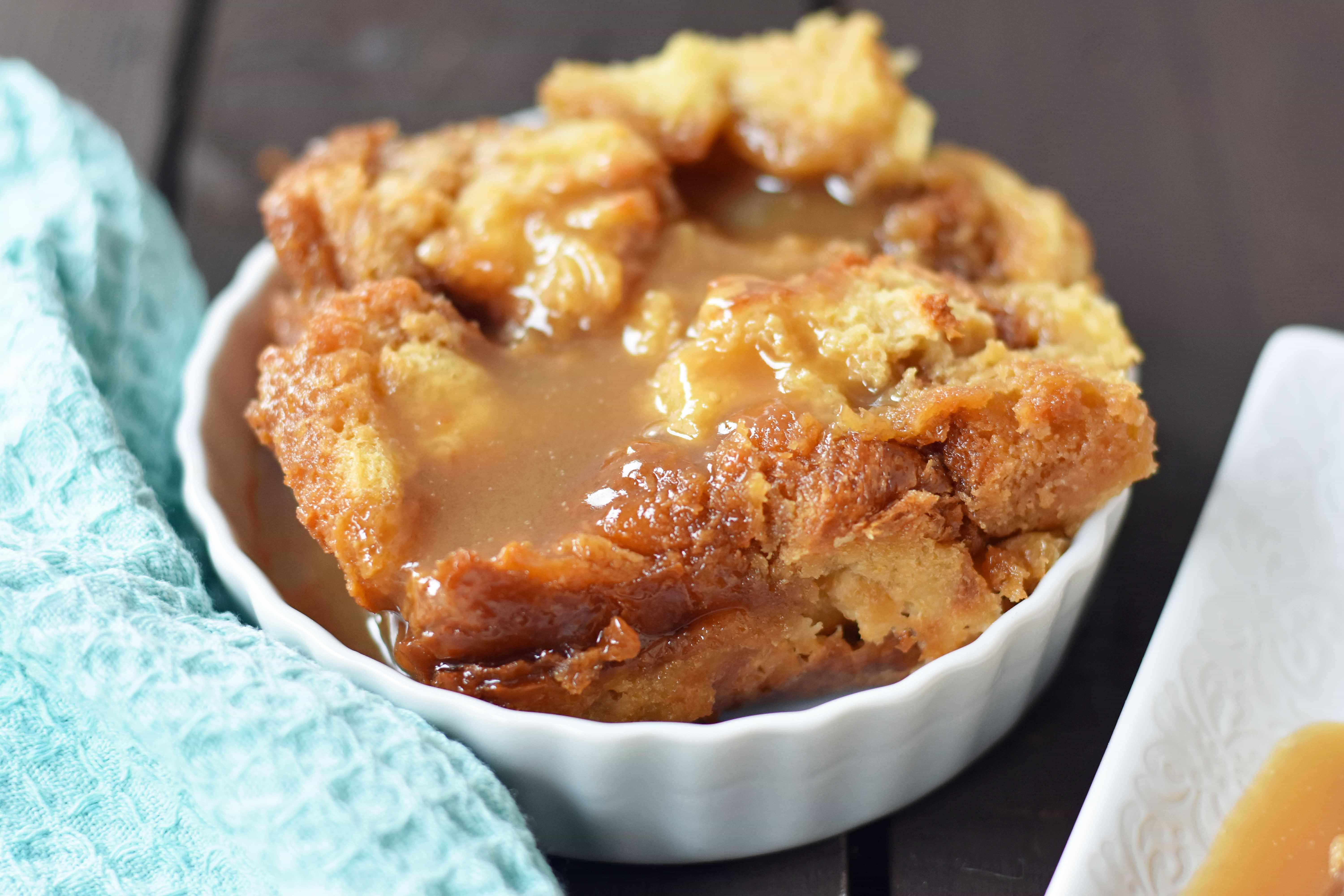 Salted Caramel Bread Pudding