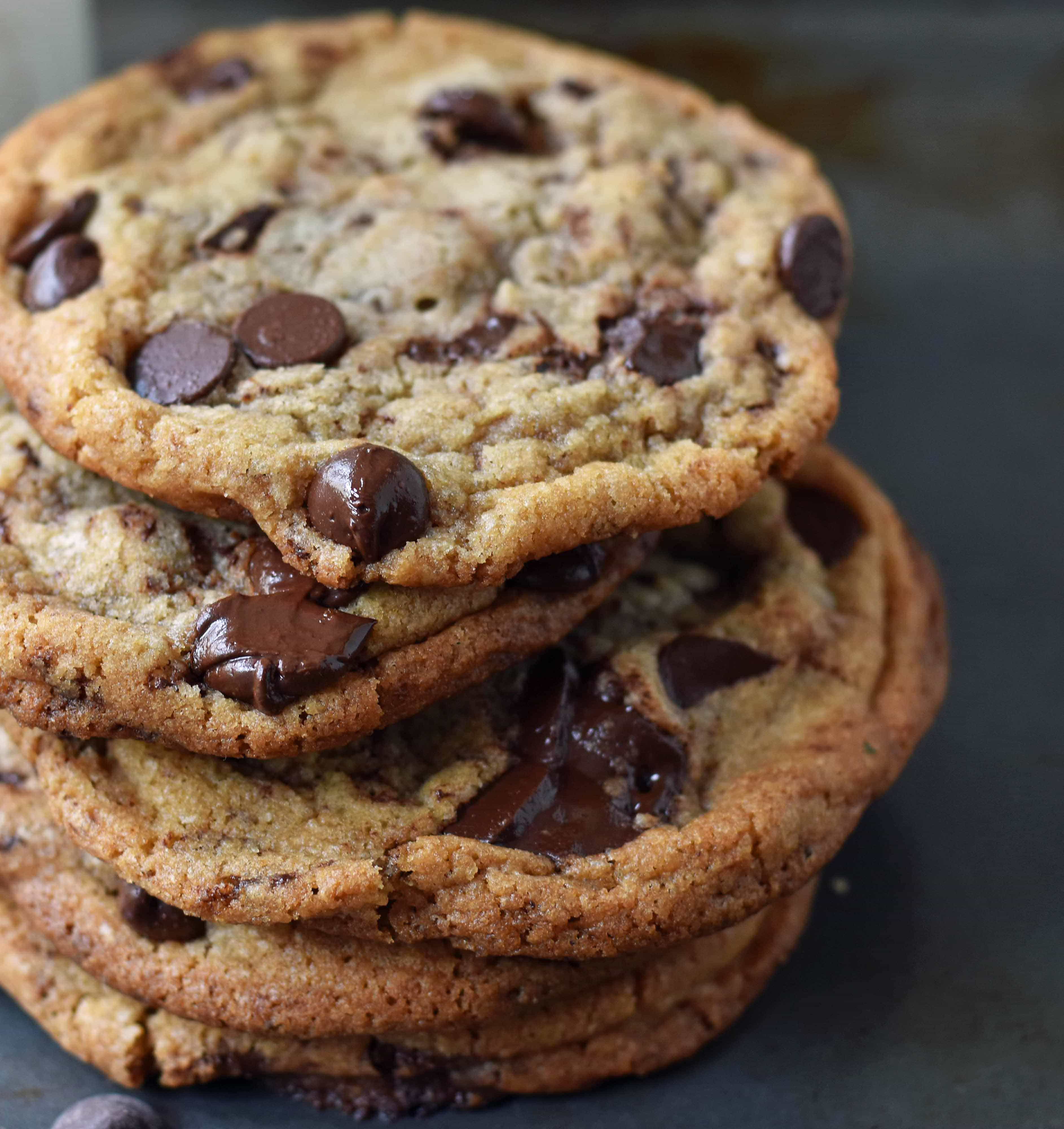 Brown Butter Chocolate Chip Cookies - Cookies and Cups