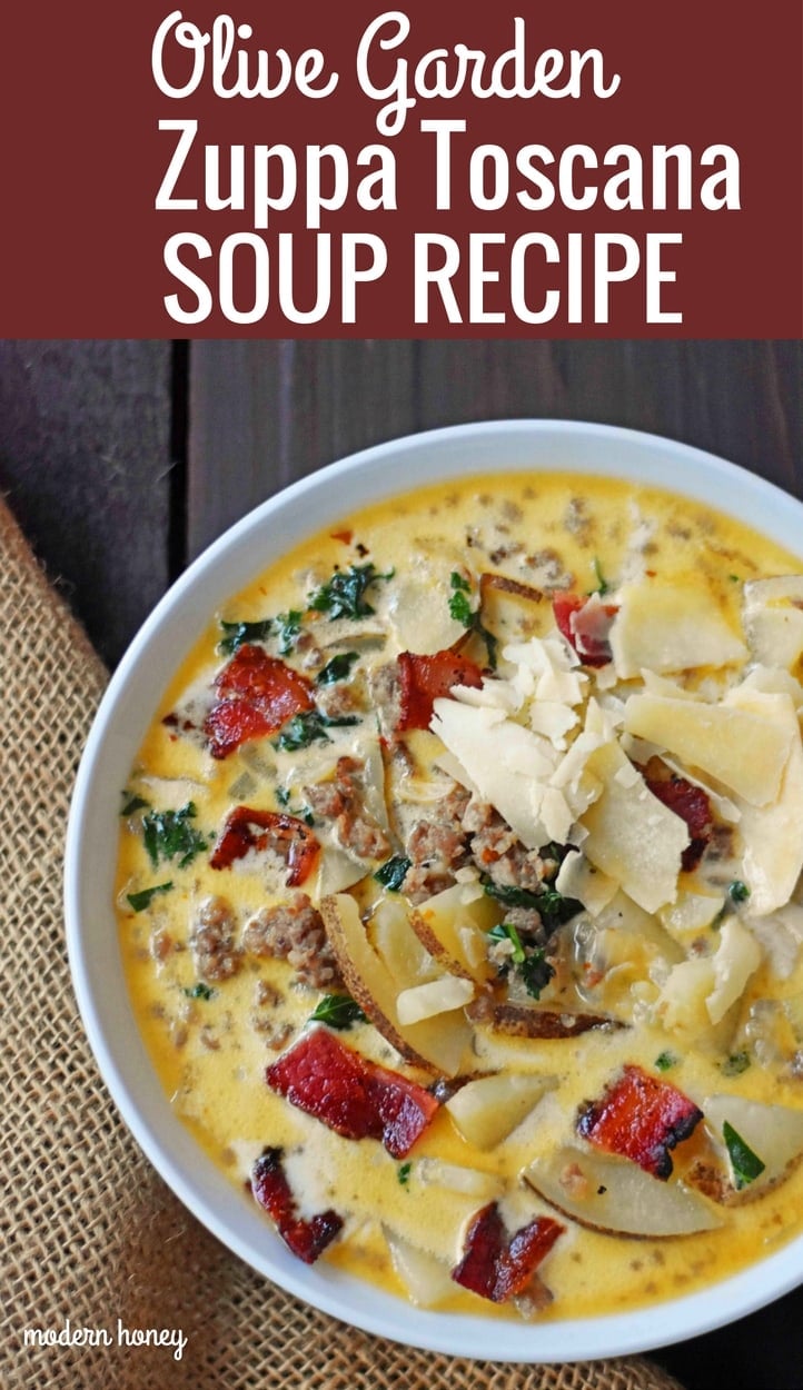 Zuppa Toscana Soup Olive Garden Copycat Recipe Modern Honey