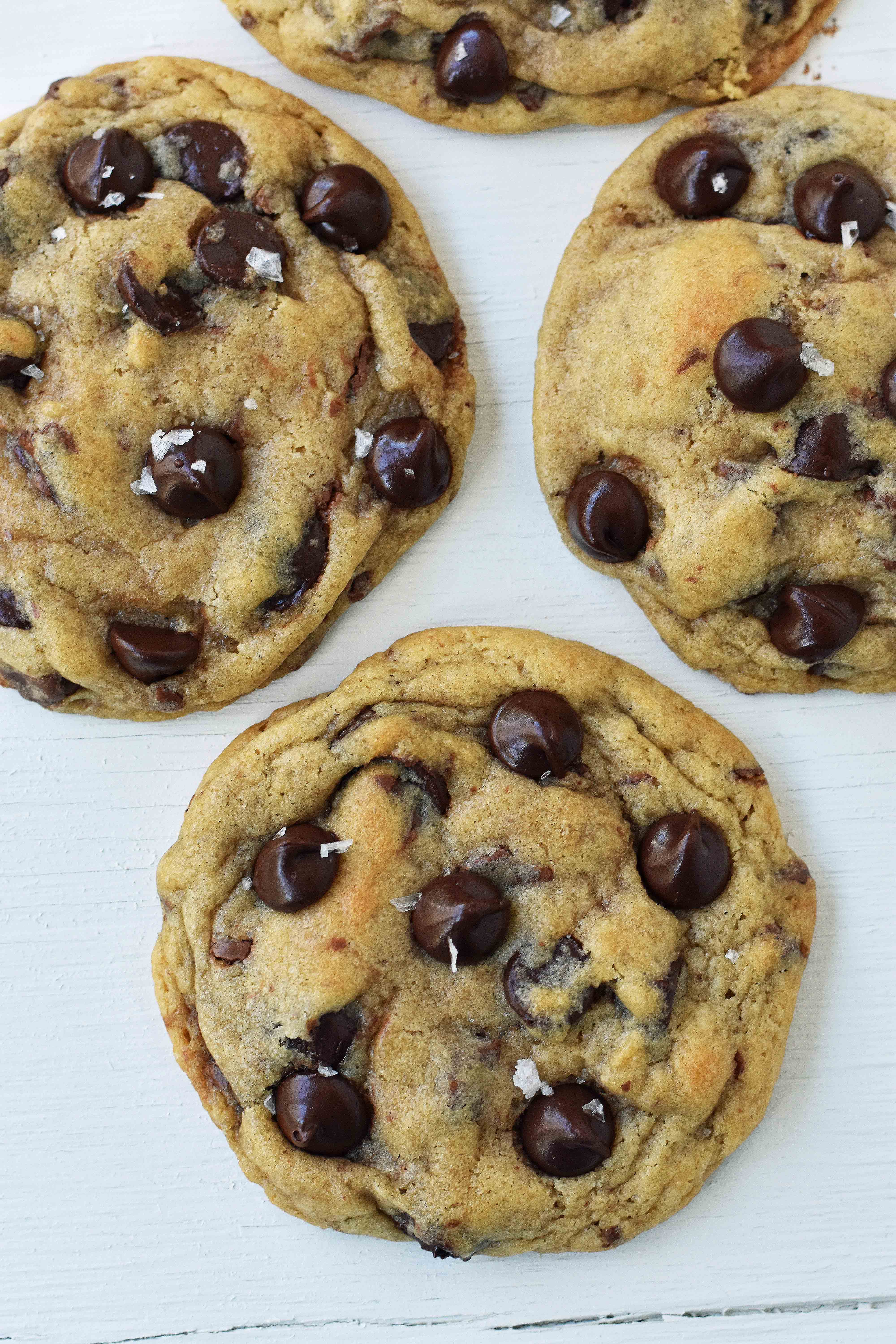 Charmina's Chocolate Chip Cookies are the classic chocolate chip cookie recipe with melted and softened butter and both semi-sweet and milk chocolate chips. www.modernhoney.com