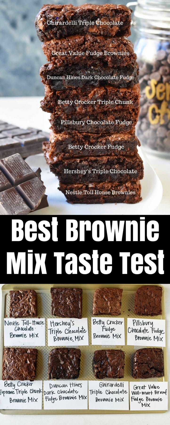 The BEST Brownie Taste Test. Reviews of the best boxed brownies in the grocery store. How to find the most popular brownie mixes. The ultimate boxed brownie mix taste test. Find out which chocolate brownie mix was the taste test winner! www.modernhoney.com