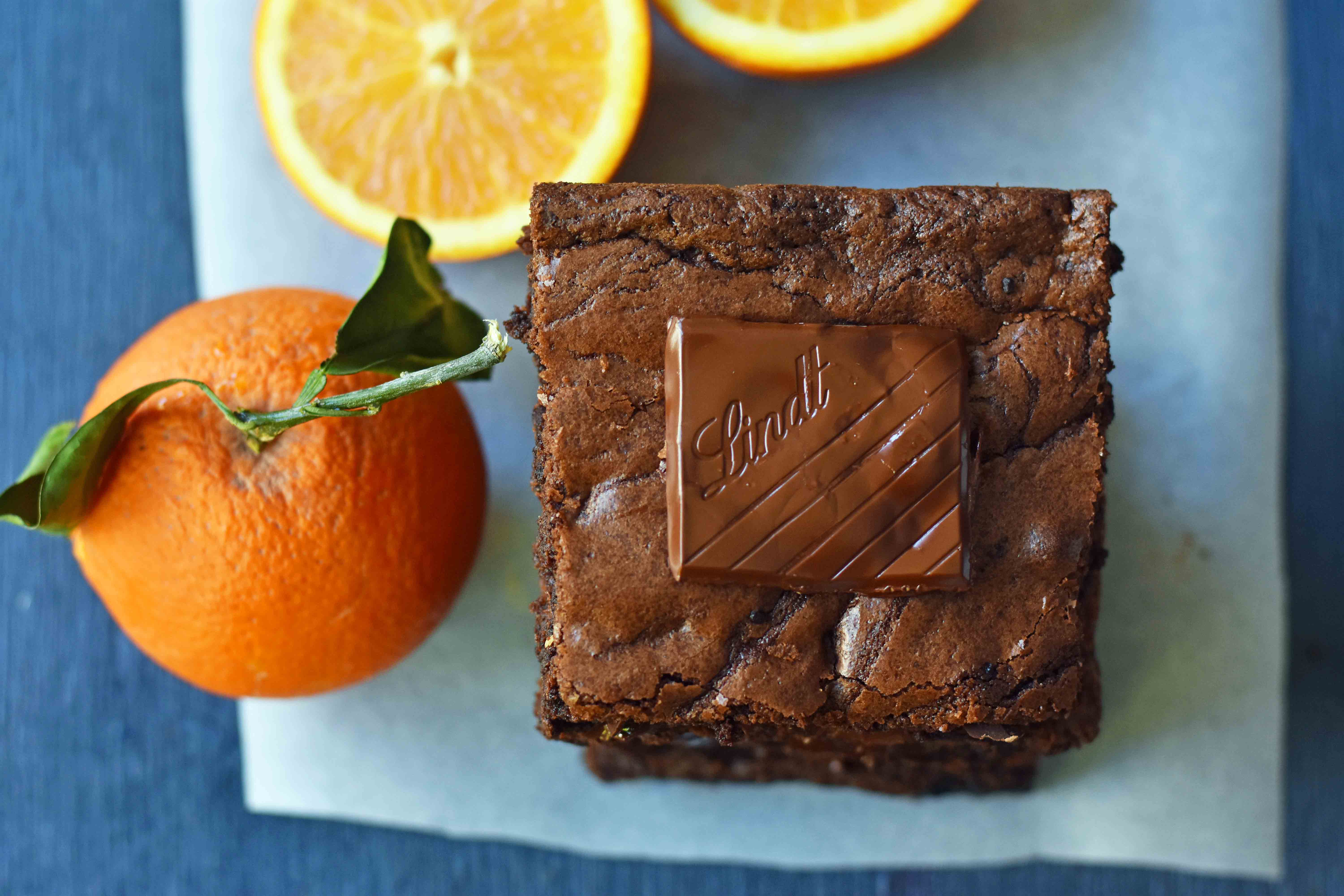 Chocolate Orange Brownies. Chewy dark chocolate and orange brownies. How to make soft chewy homemade brownies. Olive Oil Chocolate Brownies. www.modernhoney.com