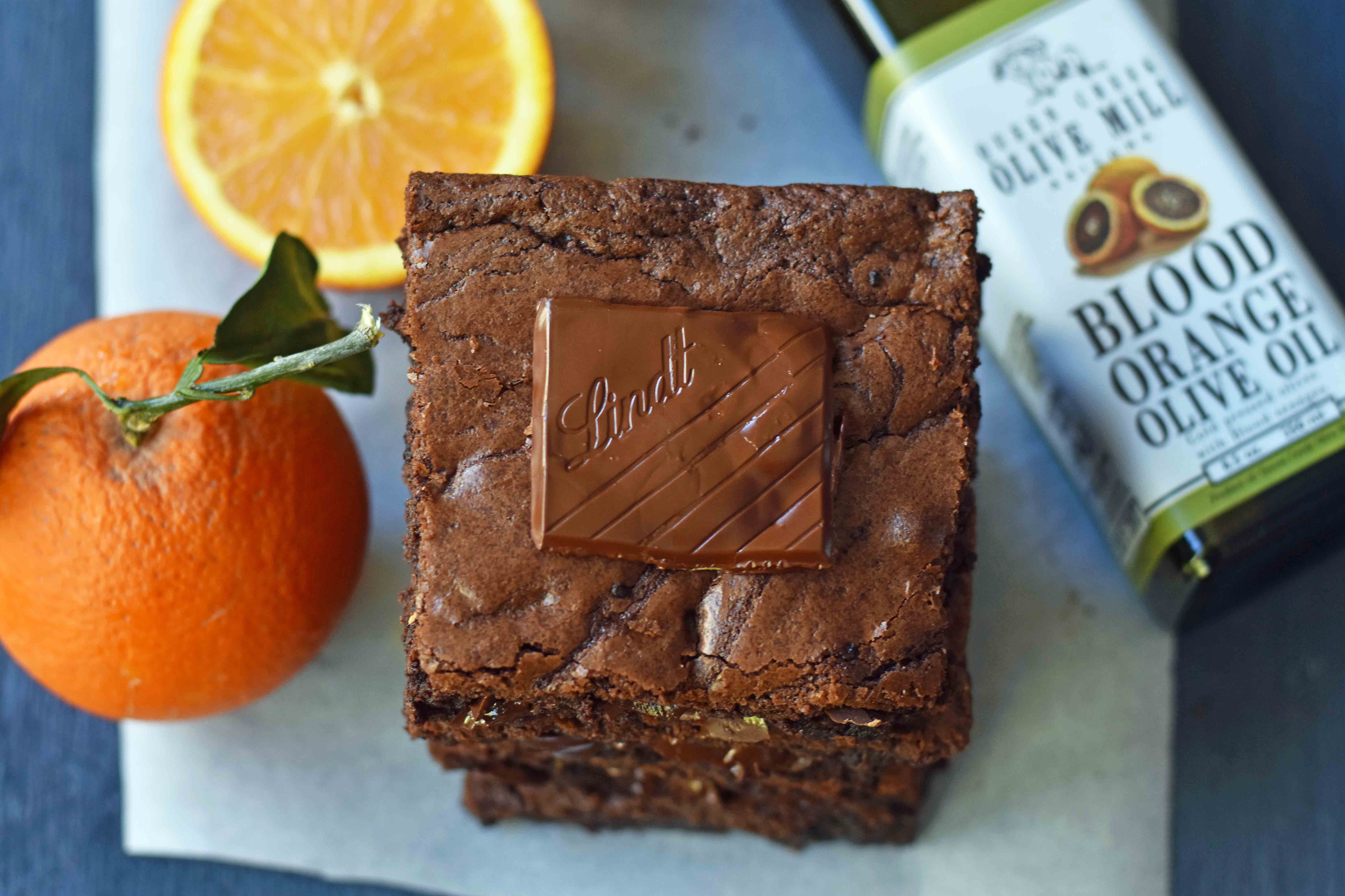 Chocolate Orange Brownies. Chewy dark chocolate and orange brownies. How to make soft chewy homemade brownies. Olive Oil Chocolate Brownies. www.modernhoney.com