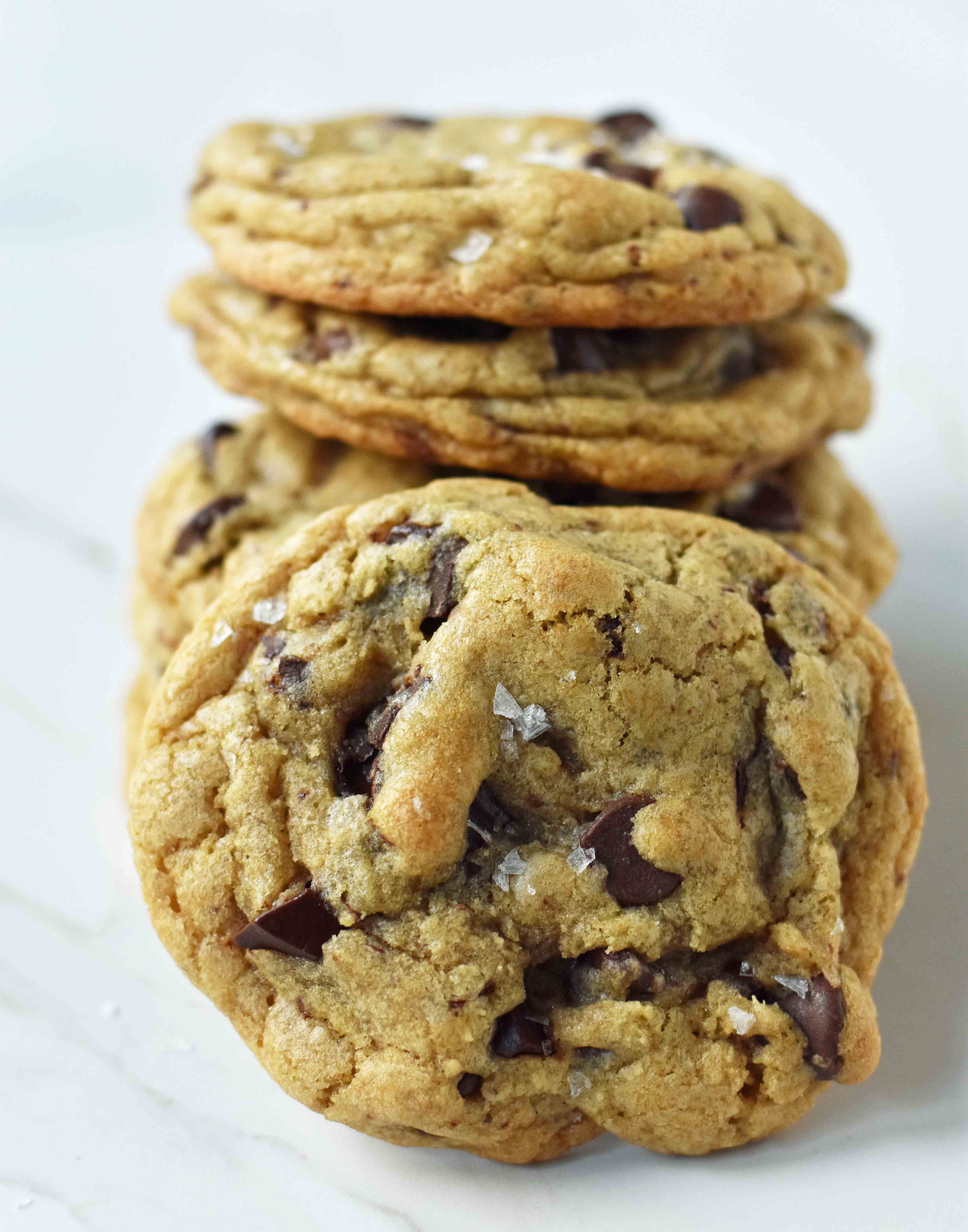 dark chocolate chunk olive oil cookies