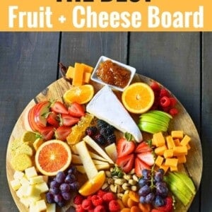 How to make the BEST Fruit and Cheese Board. How to make a cheese plate. Ideas on how to make a cheese tray. www.modernhoney.com