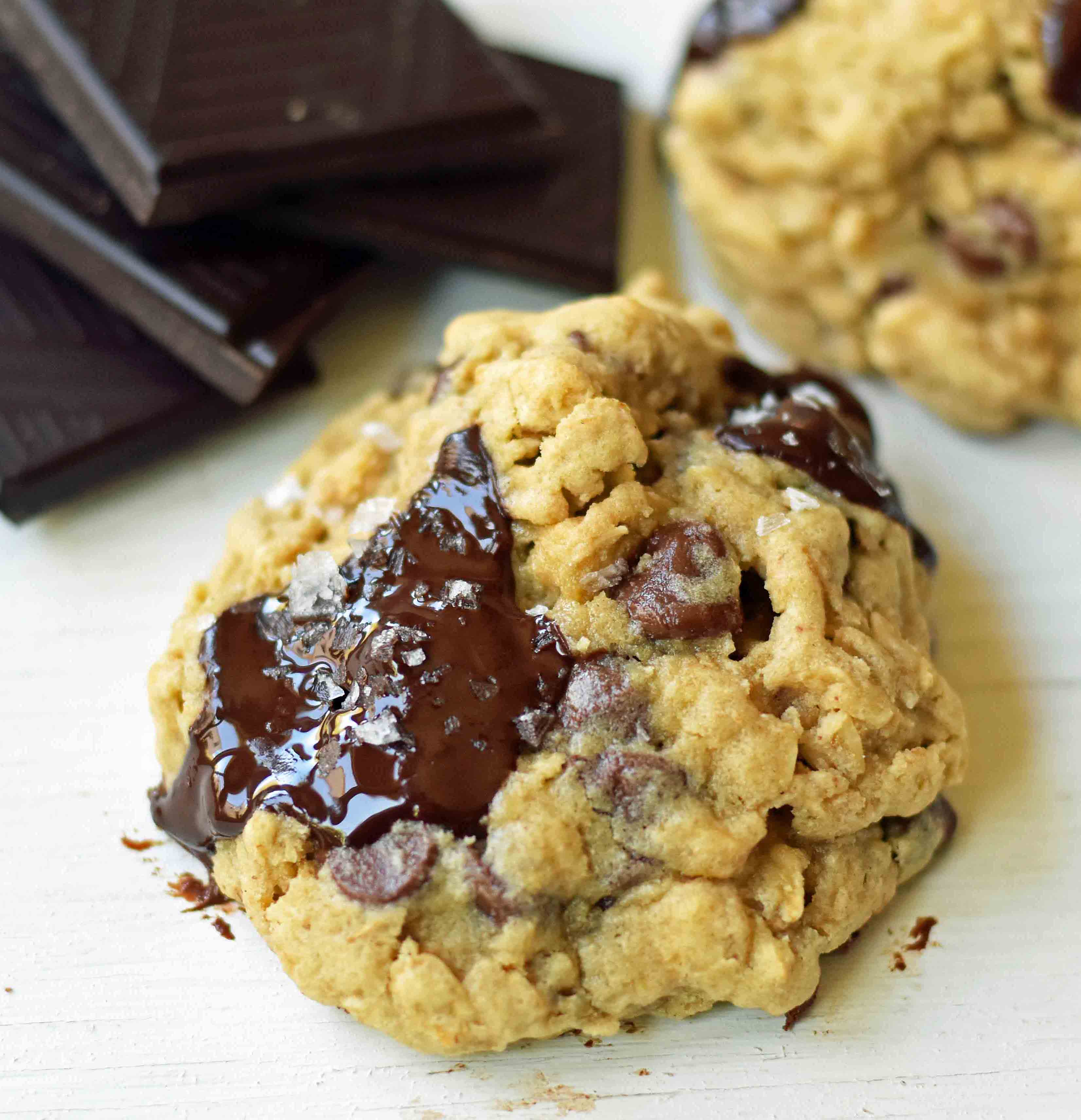 Gluten Free Chocolate Chip Oatmeal Cookies Modern Honey