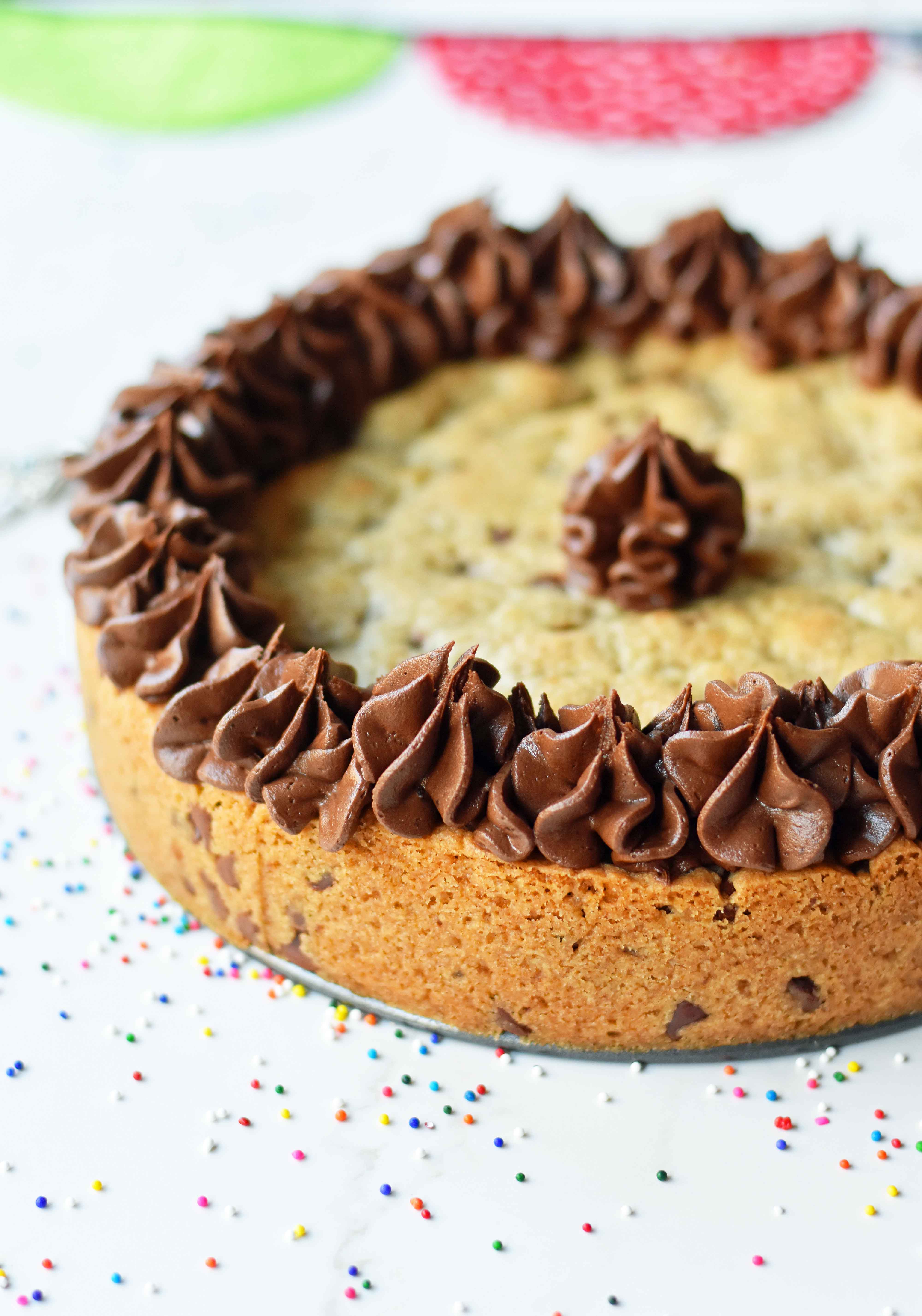 Easy Chocolate Chip Cookie Cake