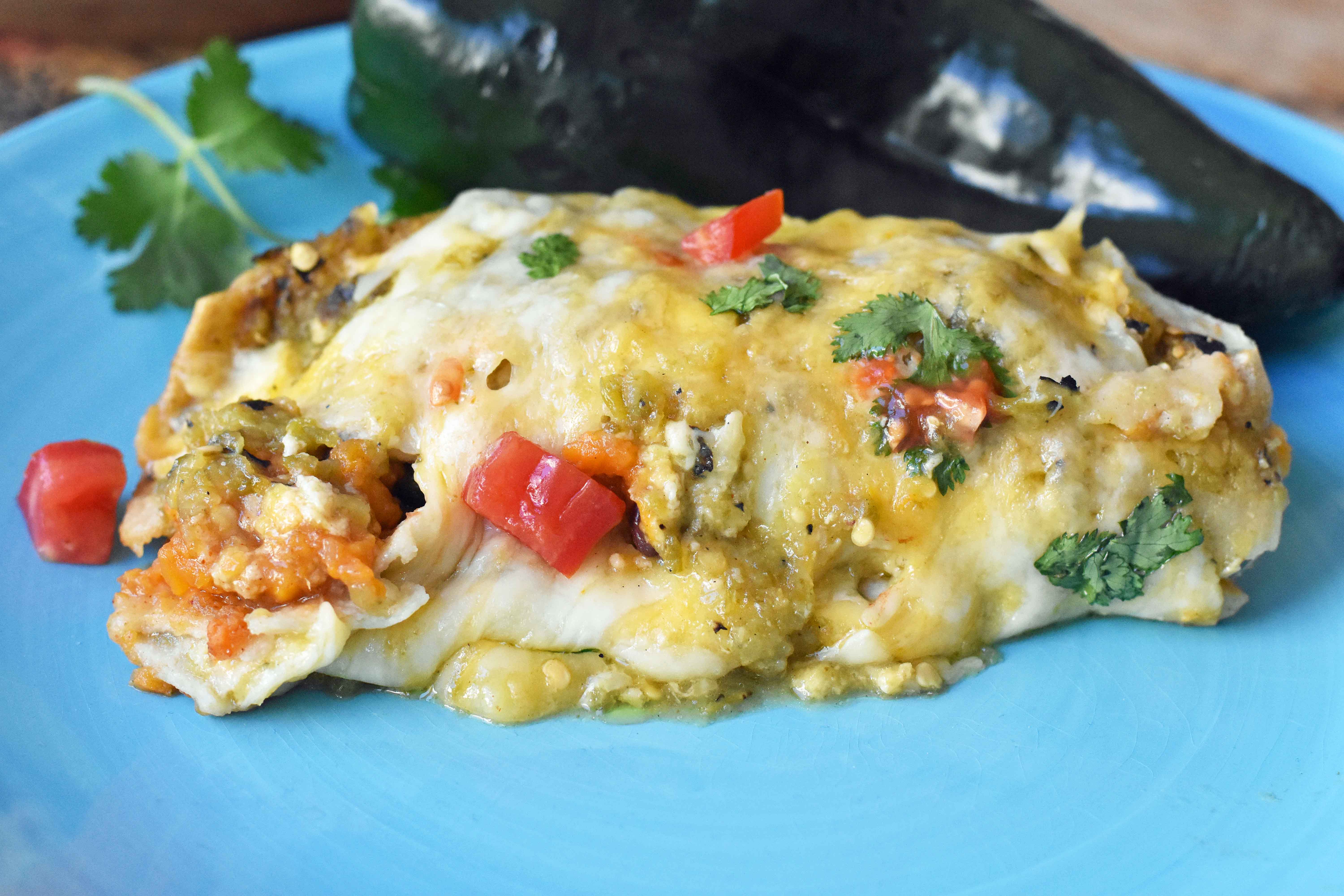 Sweet Potato Poblano Enchiladas Modern Honey