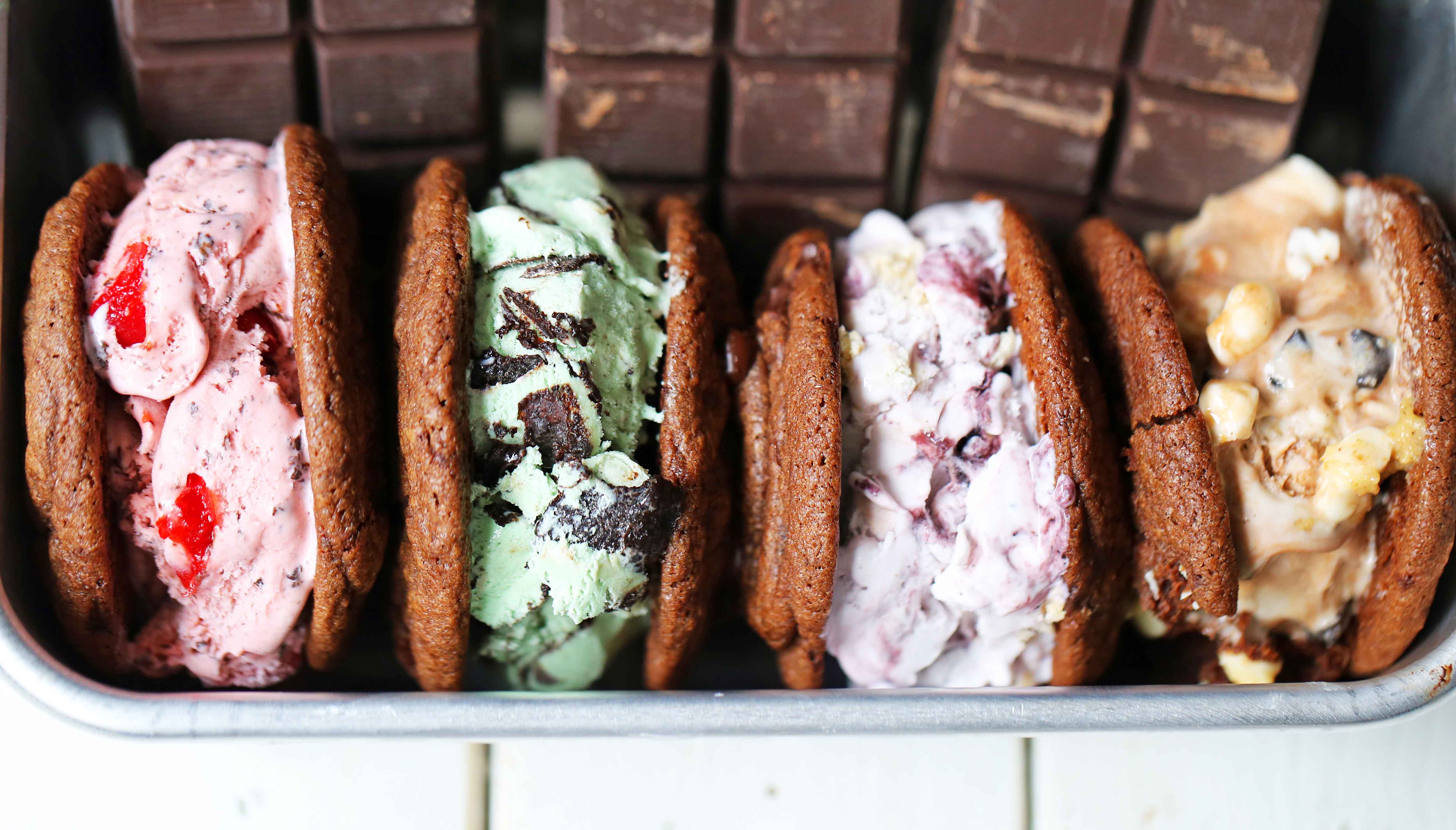 Cookie Ice Cream Sandwiches Recipe 