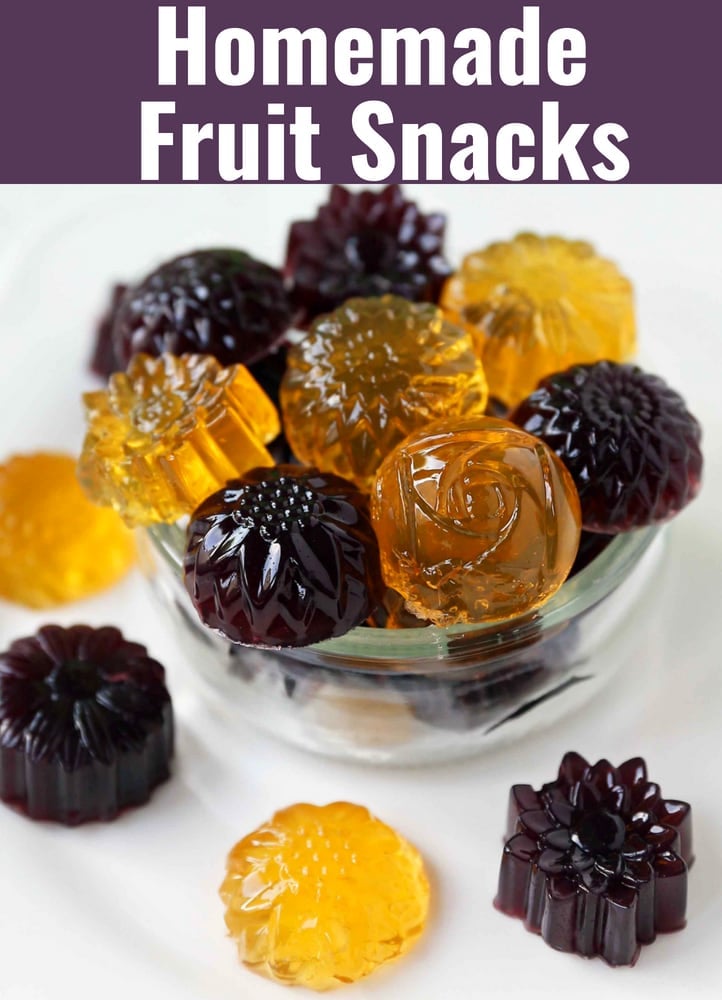 Homemade Fruit Snacks with Juice for Toddlers and Adults