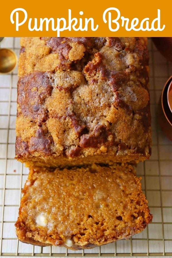 Pumpkin Bread Recipe. The best pumpkin bread perfect for Fall. How to make an easy pumpkin loaf. www.modernhoney.com #pumpkinbread #pumpkin #pumpkinloaf #pumpkinrecipes