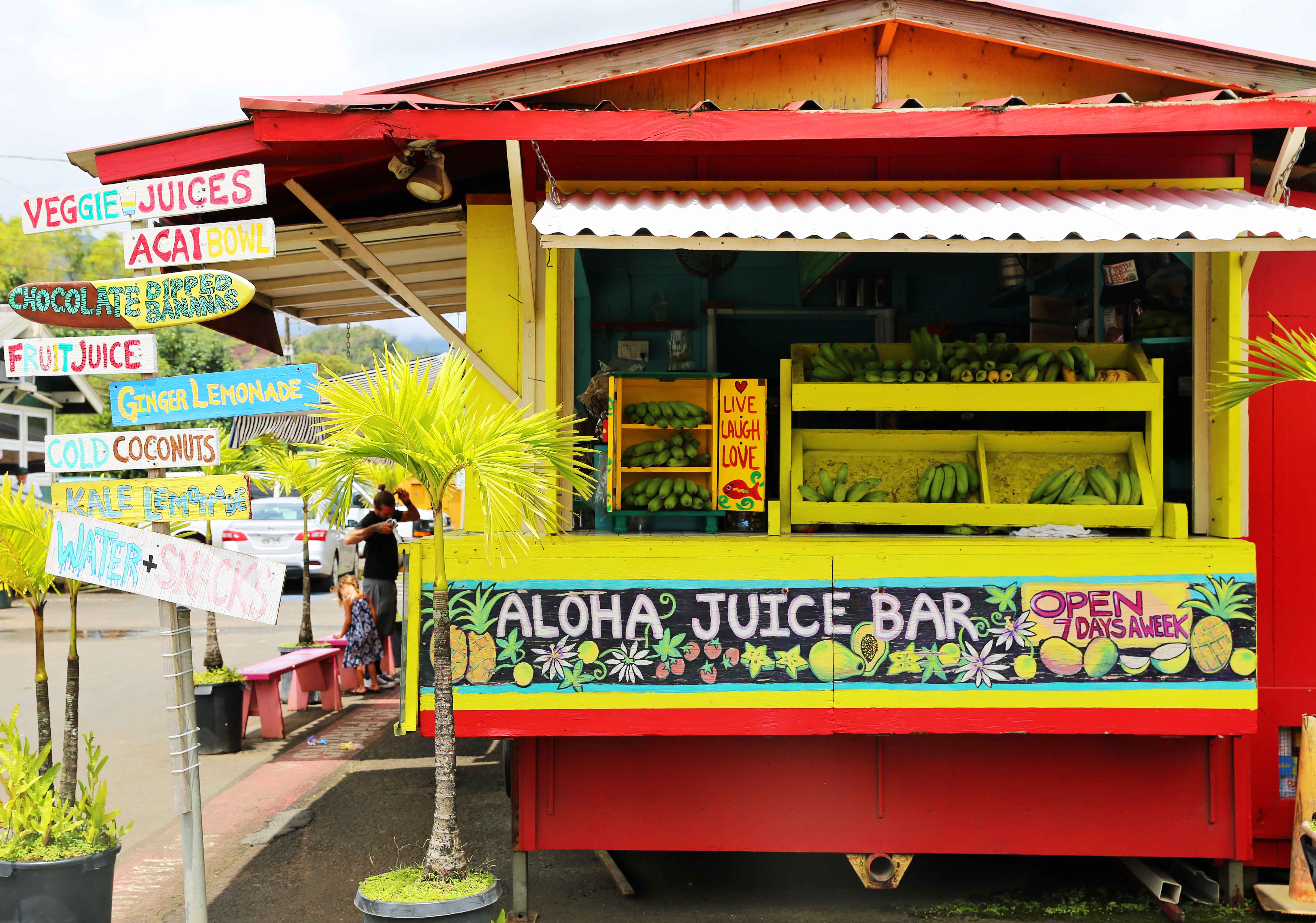 Aloha Juice Bar Hanalei Kauai Hawaii