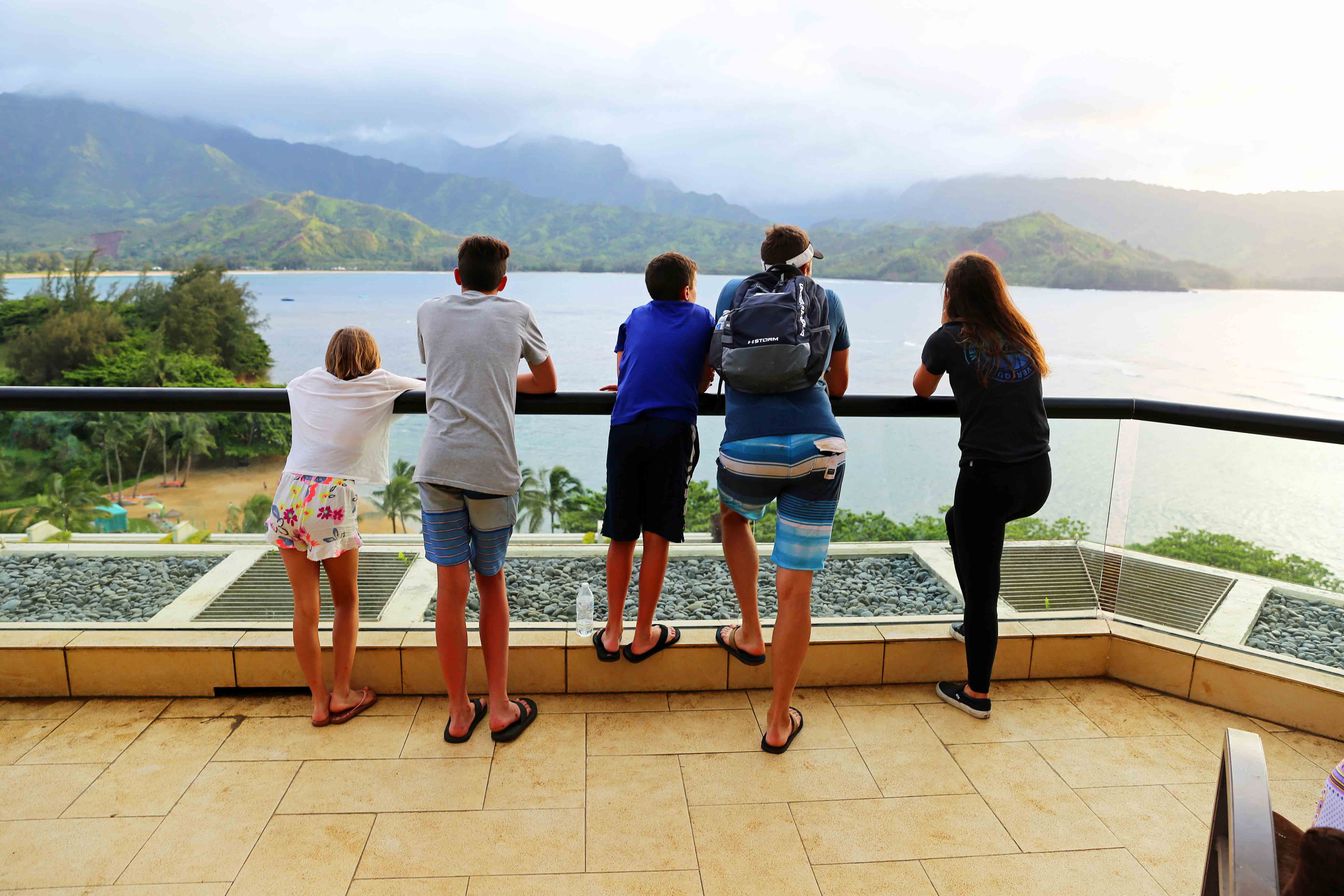 Kauai Hawaii Travel Guide. Sunset at the St. Regis Princeville Resort Kauai