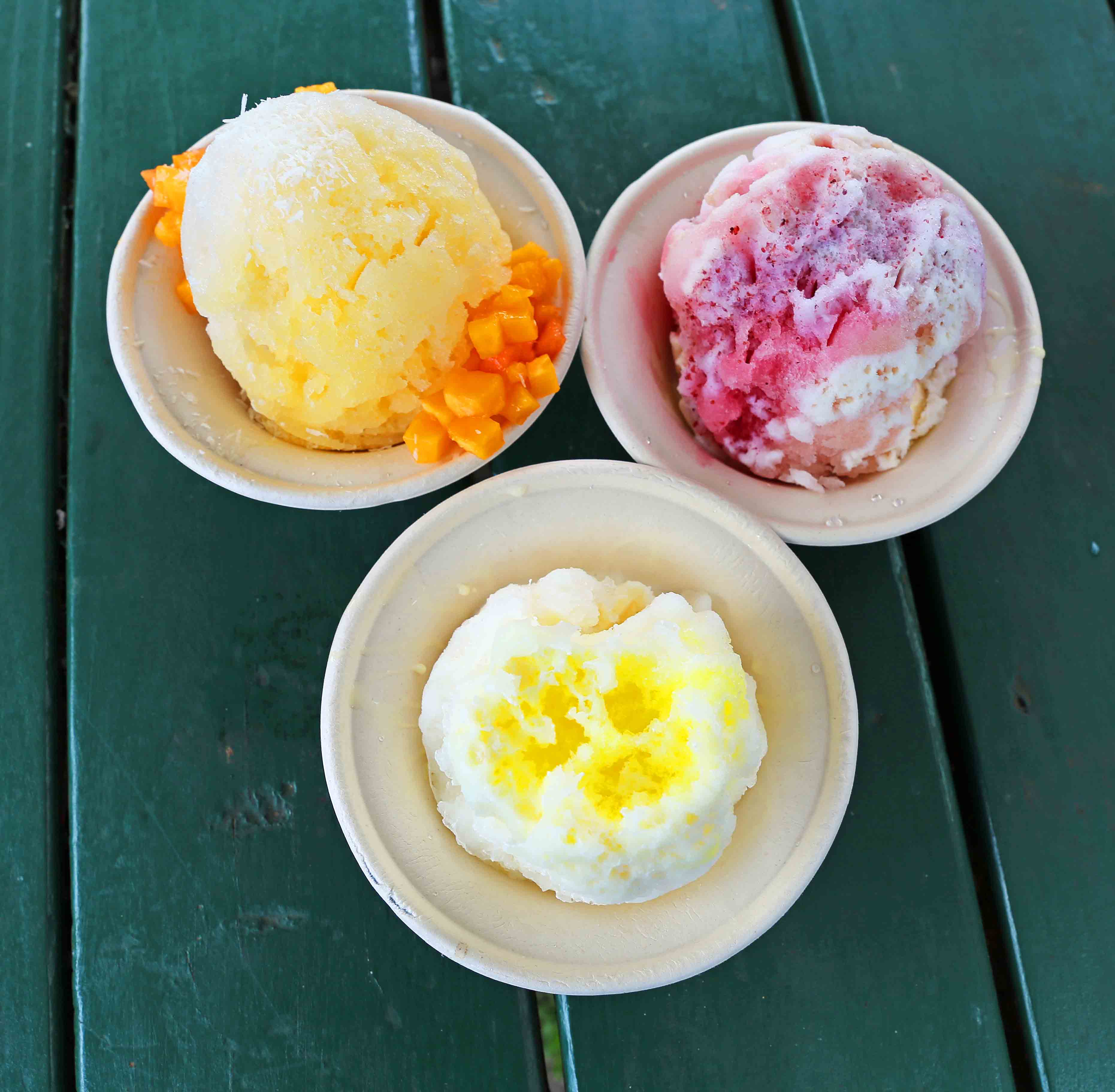 Kauai Hawaii Travel Guide. Wishing Well Shave Ice Hanalei Hawaii