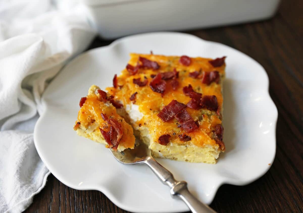 Bacon Egg and Cheese Casserole – Modern Honey