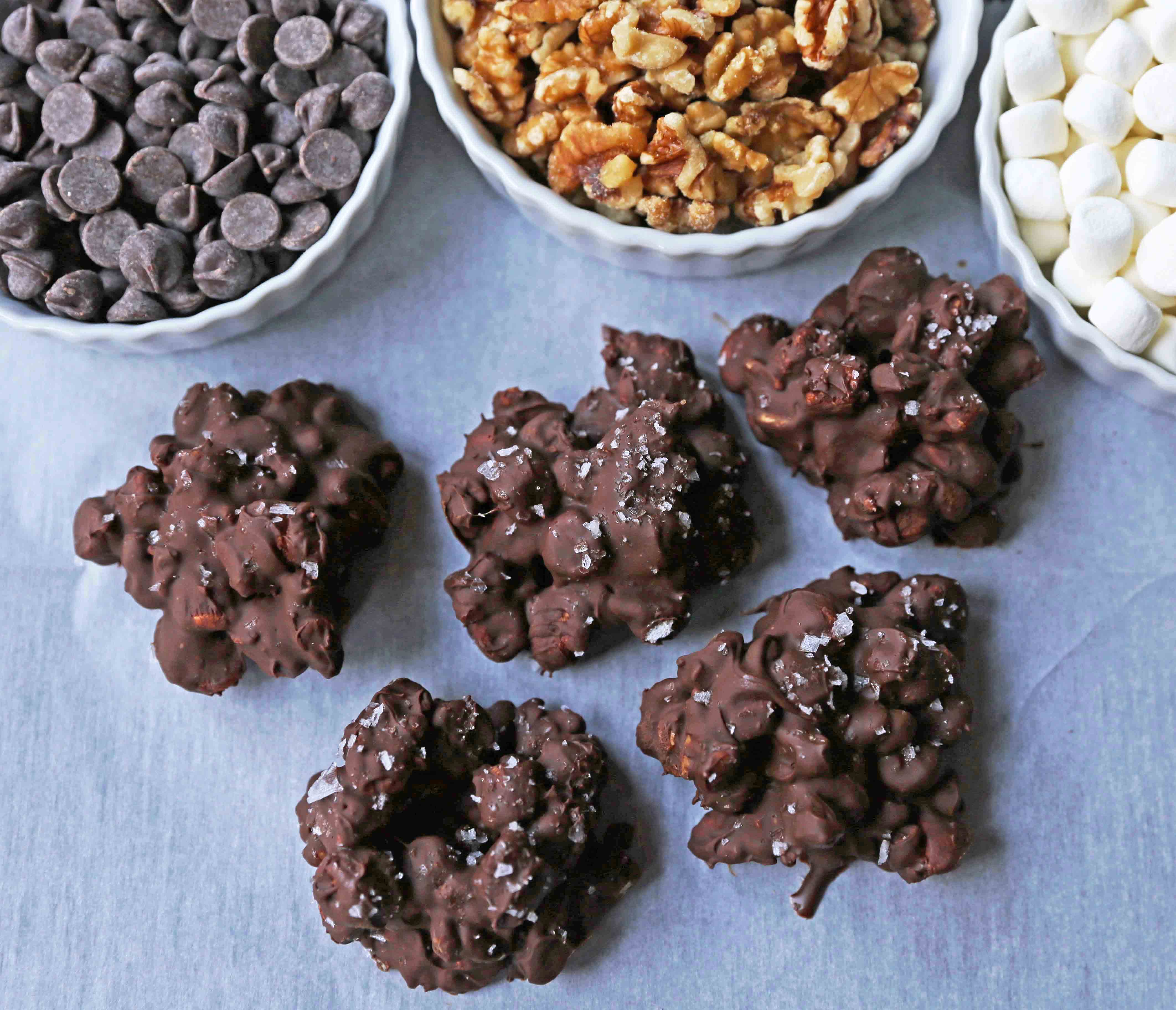Chocolate Walnut Marshmallow Candy