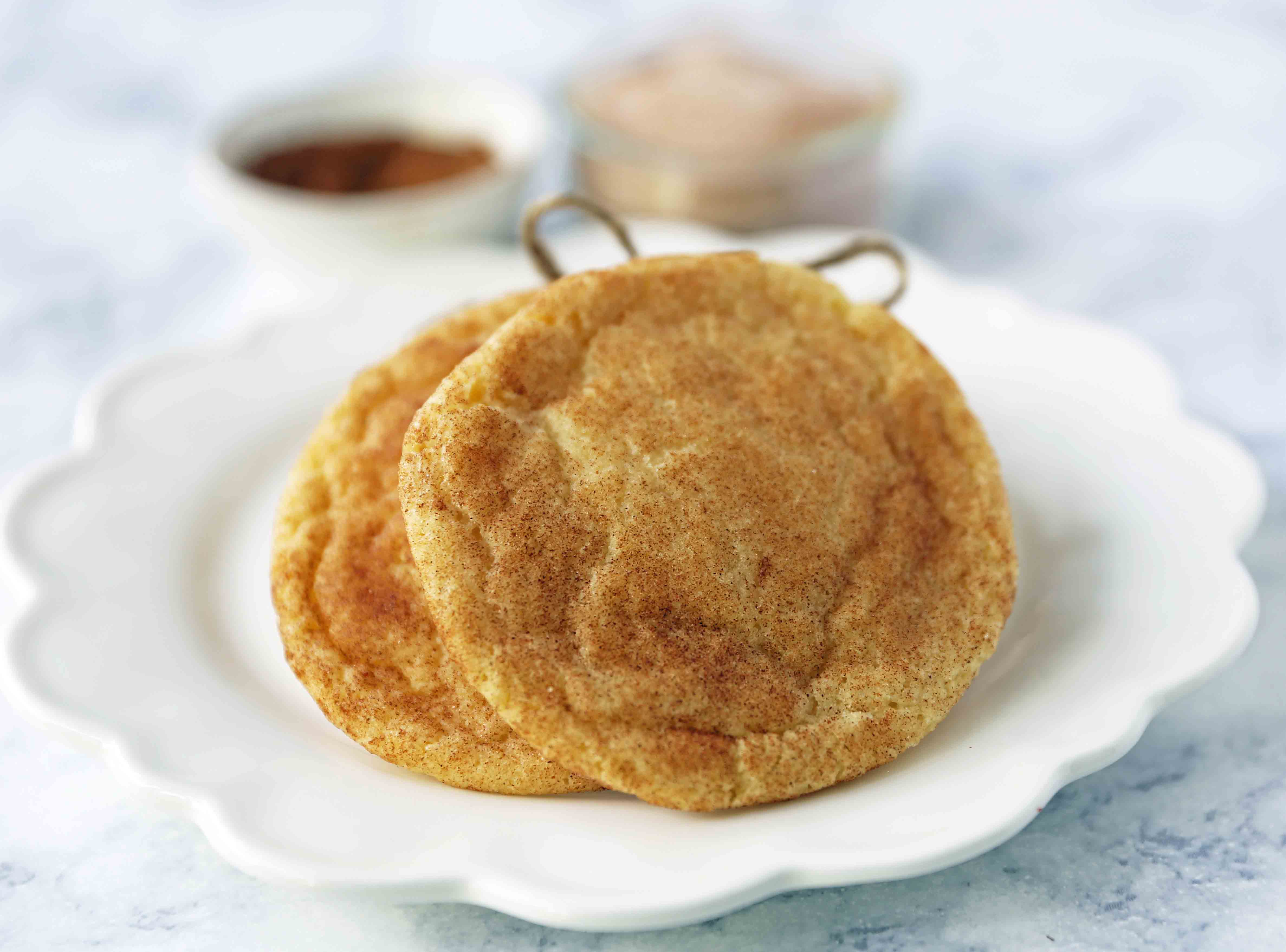 The Best Snickerdoodle Cookie Recipe. Soft and Chewy Snickerdoodle Cookies. The popular cinnamon-sugar soft and chewy sugar cookie recipe. A recipe that has been in the family for over 30 years! #snickerdoodle #snickerdoodles #snickerdoodlecookies #snickerdoodlecookie #cookie #cookies #christmascookies #christmascookies www.modernhoney.com