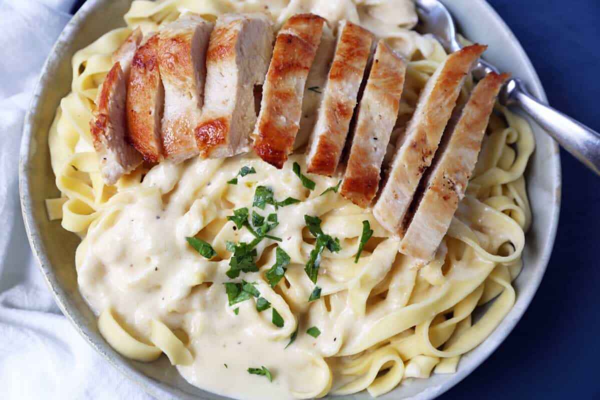 Chicken Fettuccine Alfredo Modern Honey