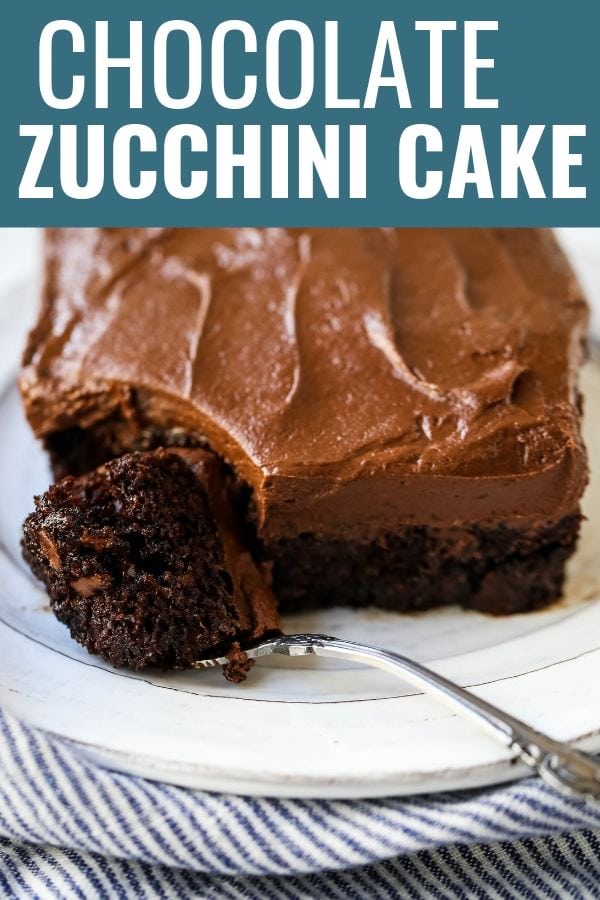 Chocolate Zucchini Cake Moist chocolate cake with grated zucchini with a rich chocolate buttercream frosting. You can't even taste the zucchini so this is definitely the best way to eat your vegetables! The Best Chocolate Zucchini Cake Recipe. www.modernhoney.com #zucchinicake #chocolatezucchinicake