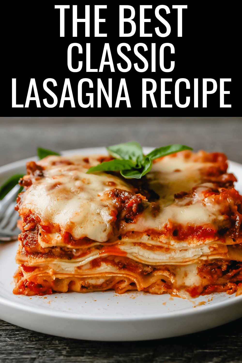 The Best Classic Lasagna Recipe. The perfect lasagna recipe made with parmesan ricotta cheese filling, melted mozzarella cheese, lasagna noodles, and a robust tomato meat sauce. It is the best lasagna recipe!