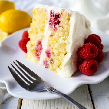 Lemon Raspberry Cake 9