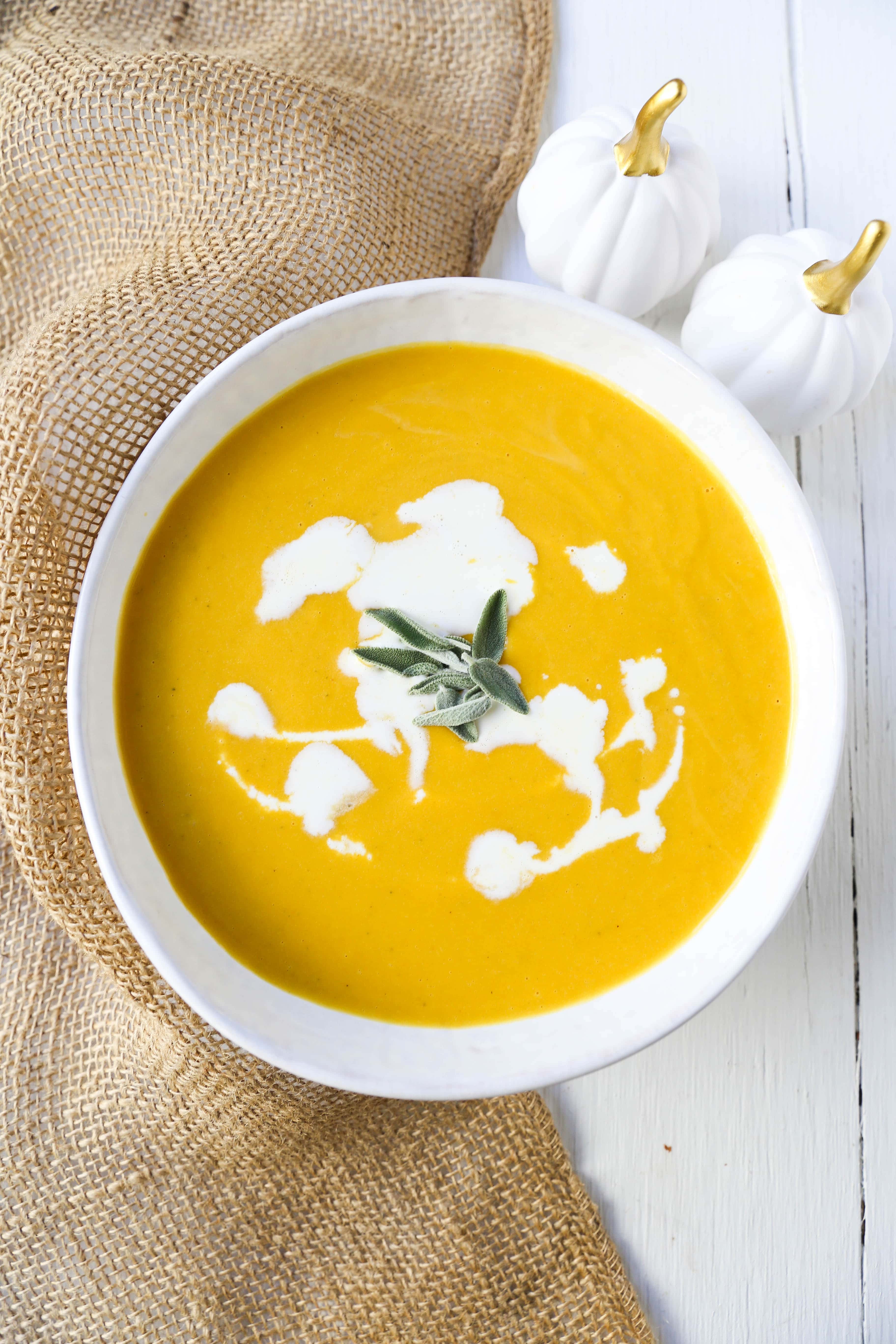 Creamy Butternut Squash Soup – Modern Honey