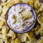 French Onion Dip Recipe The best homemade French onion dip made with caramelized onions, sour cream, mayo, and cream cheese. The perfect French onion dip recipe! www.modernhoney.com #frenchoniondip #frenchonion #dip #diprecipe #dips #appetizer