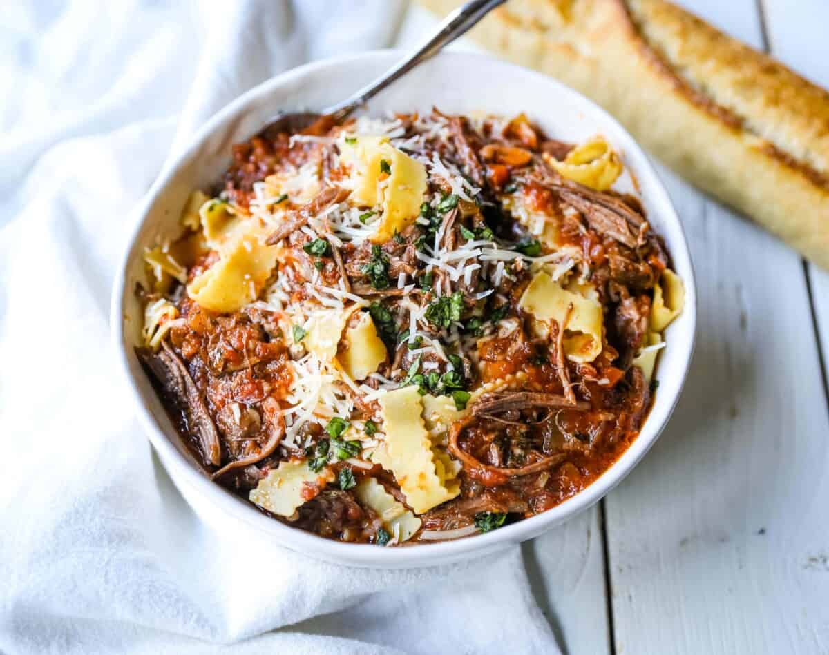 Sunday Slow Cooker Beef Ragu – Modern Honey