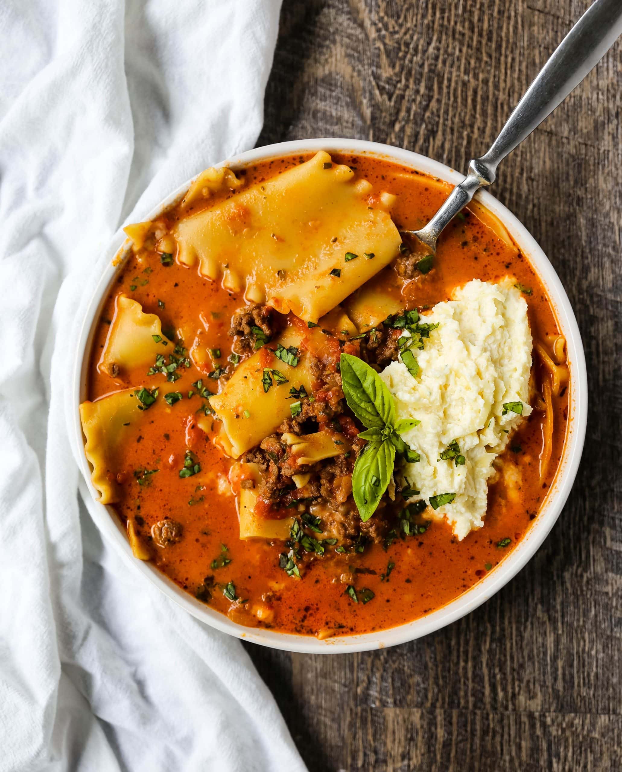 Lasagna Soup Modern Honey