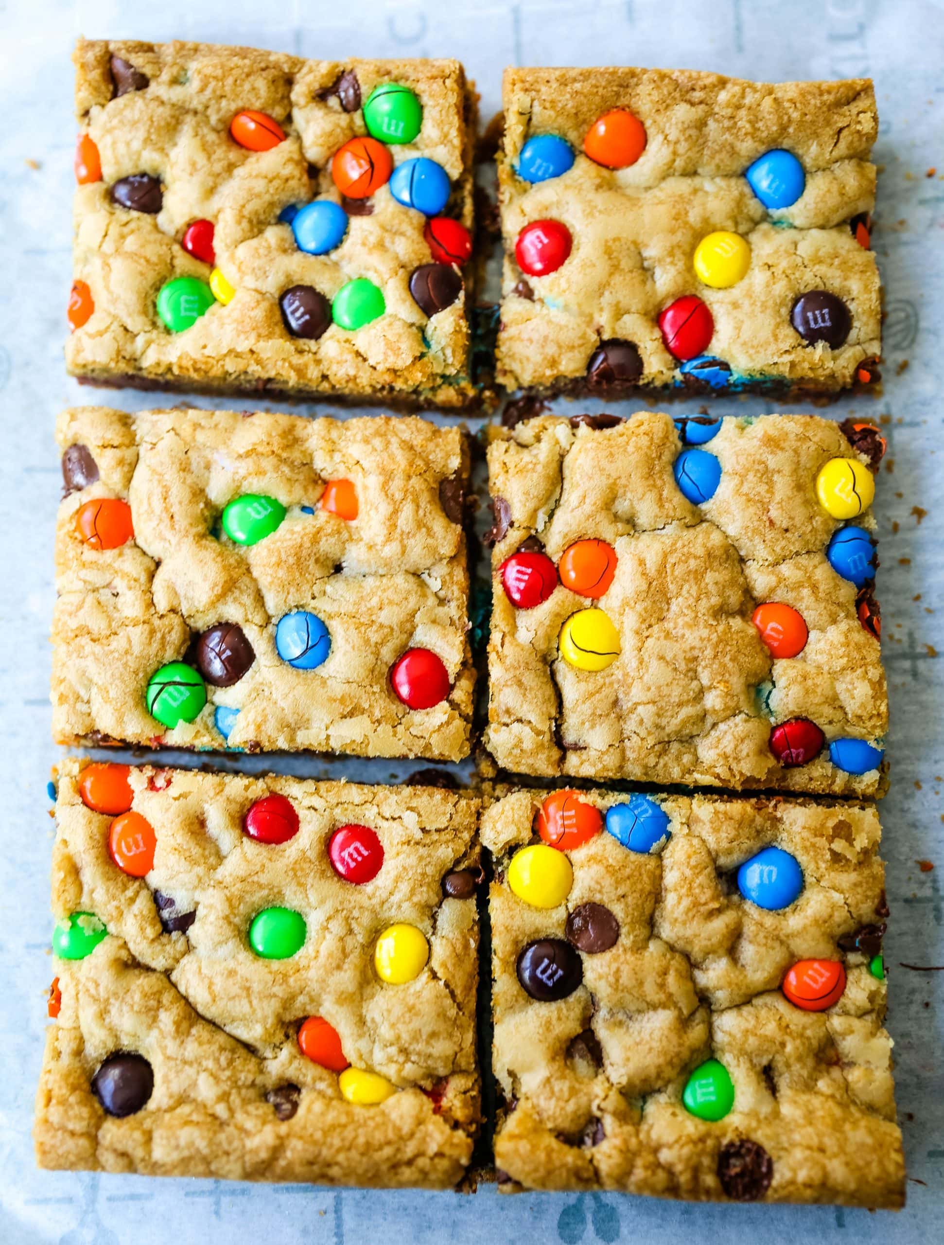 M M Cookie Bars