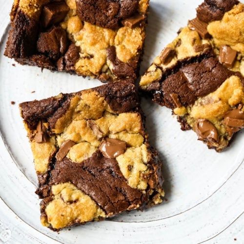 Brookie Bars = Sugar Cookie Bars + Brownies