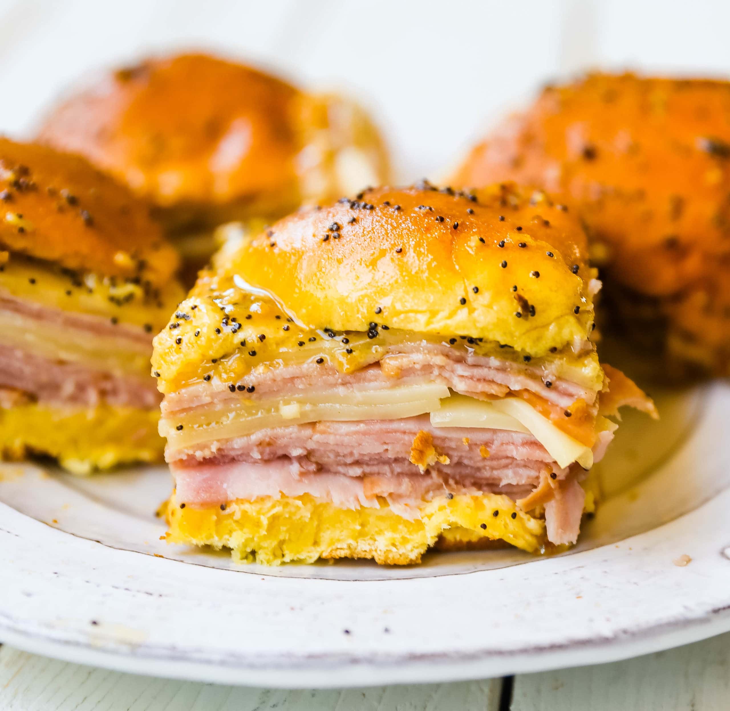 Baked Ham and Cheese Sliders – Modern Honey