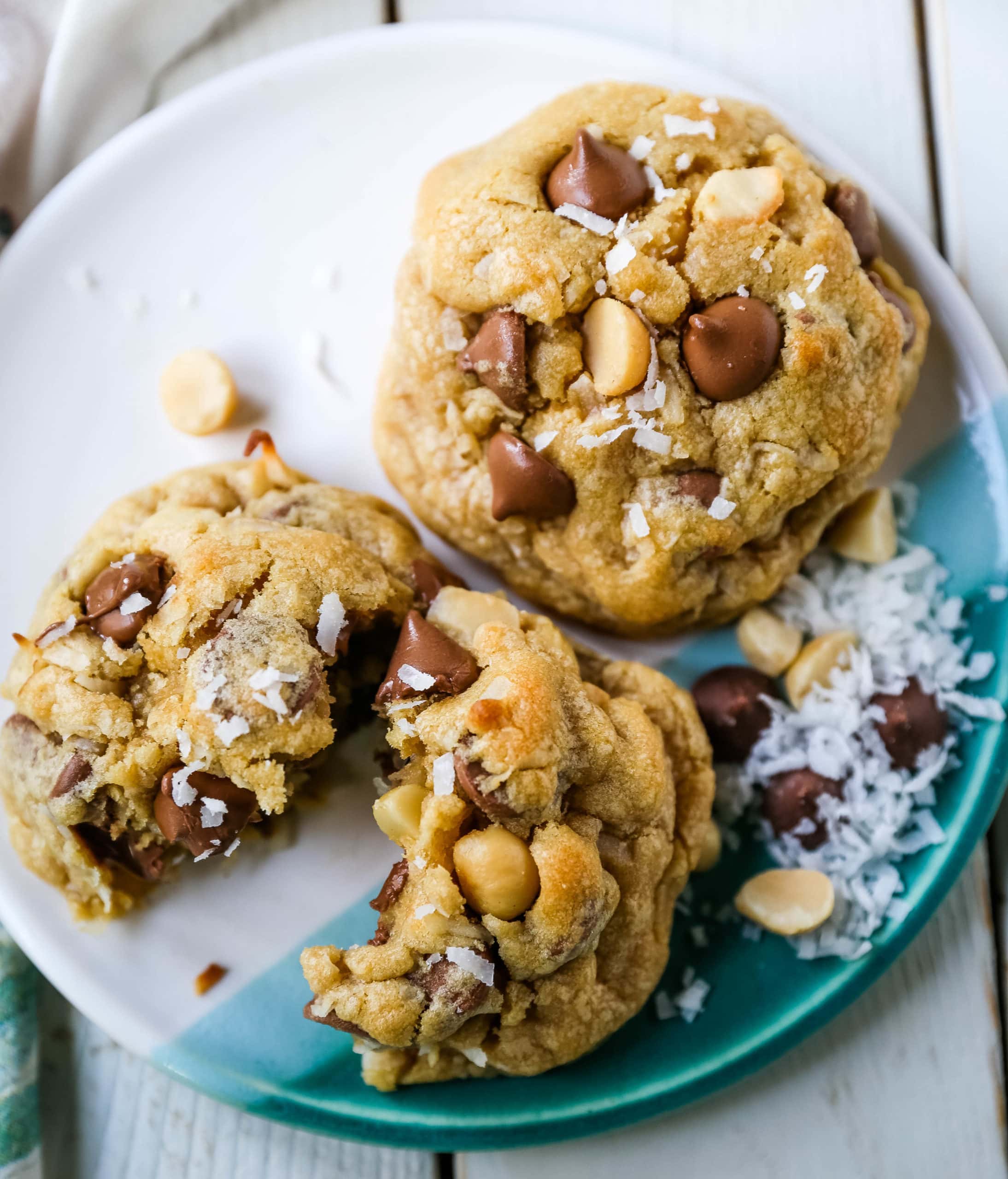 Milk Chocolate Macadamia Coconut Cookies – Modern Honey