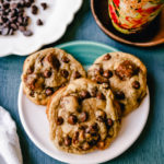 Snickers Chocolate Chip Cookies Soft, chewy chocolate chip cookies with Snickers candy bars baked in them. The perfect chocolate chip Snickers caramel bar cookies!