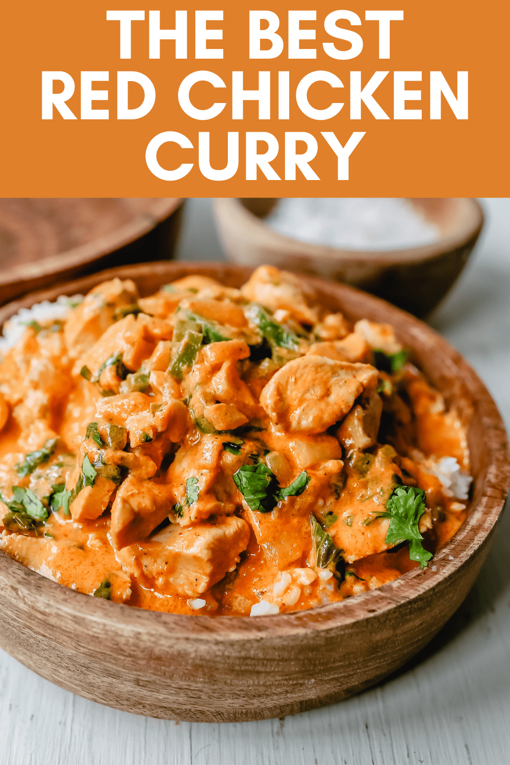 Thai Red Chicken Curry. Flavorful, red curry-spiced chicken curry is way better than any restaurant and you save so much by making it at home! The Best Red Chicken Curry recipe. www.modernhoney.com #curry #chickencurry #thaifood