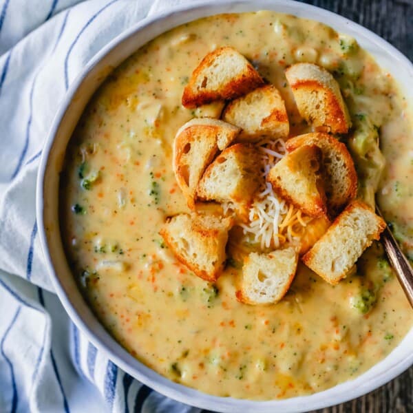 Broccoli Cheddar Soup Creamy Broccoli Cheddar Soup made with fresh broccoli, cream, and sharp cheddar cheese. The best Broccoli Cheese Soup! #soup #broccoli #broccolicheddarsoup