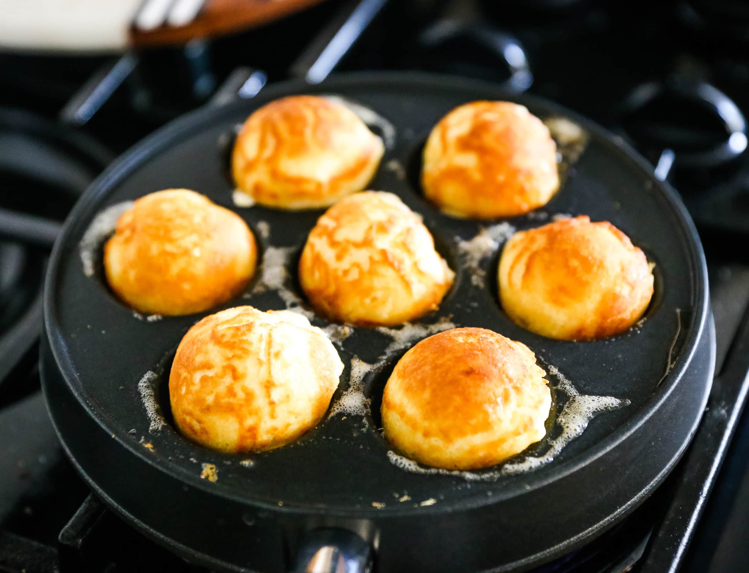 Danish Cast Iron Aebleskiver Pan