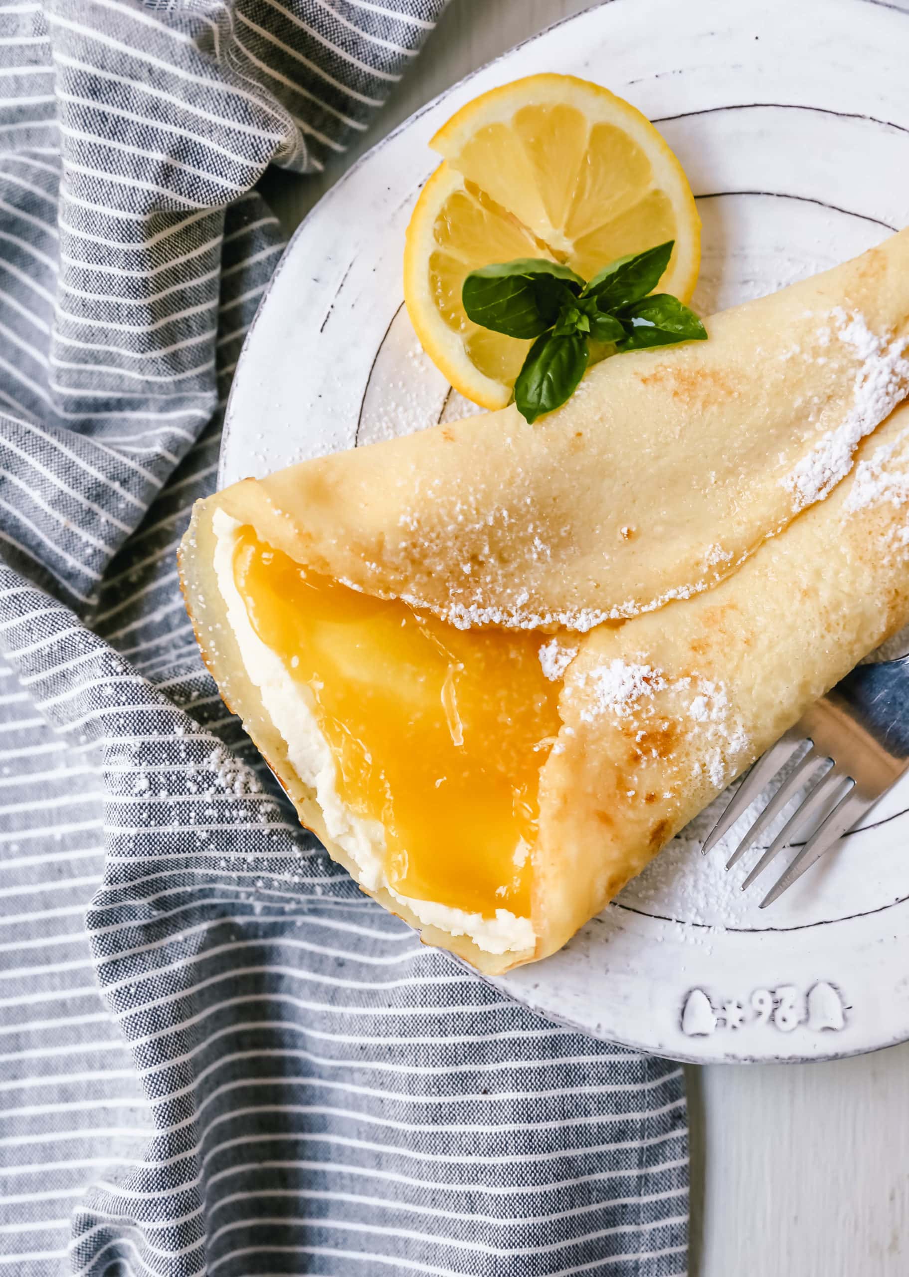 The Best Crepes Recipe. An easy homemade crepe recipe made with simple ingredients -- milk, flour, eggs, sugar, water, and butter. Simple 6-ingredient crepe recipe!  #crepes #crepe #breakfast