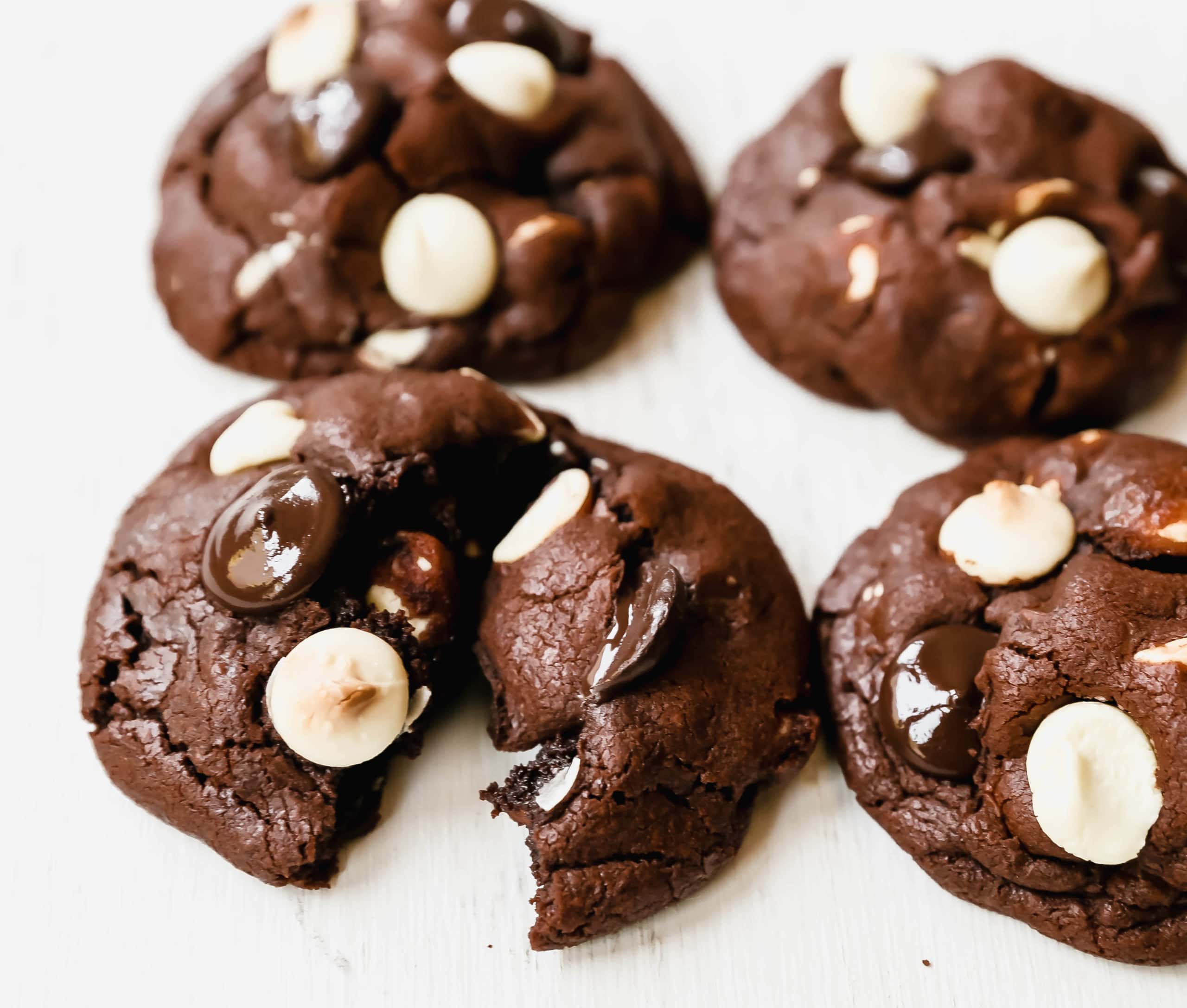 White Chocolate Chip Cookies - Dessert for Two