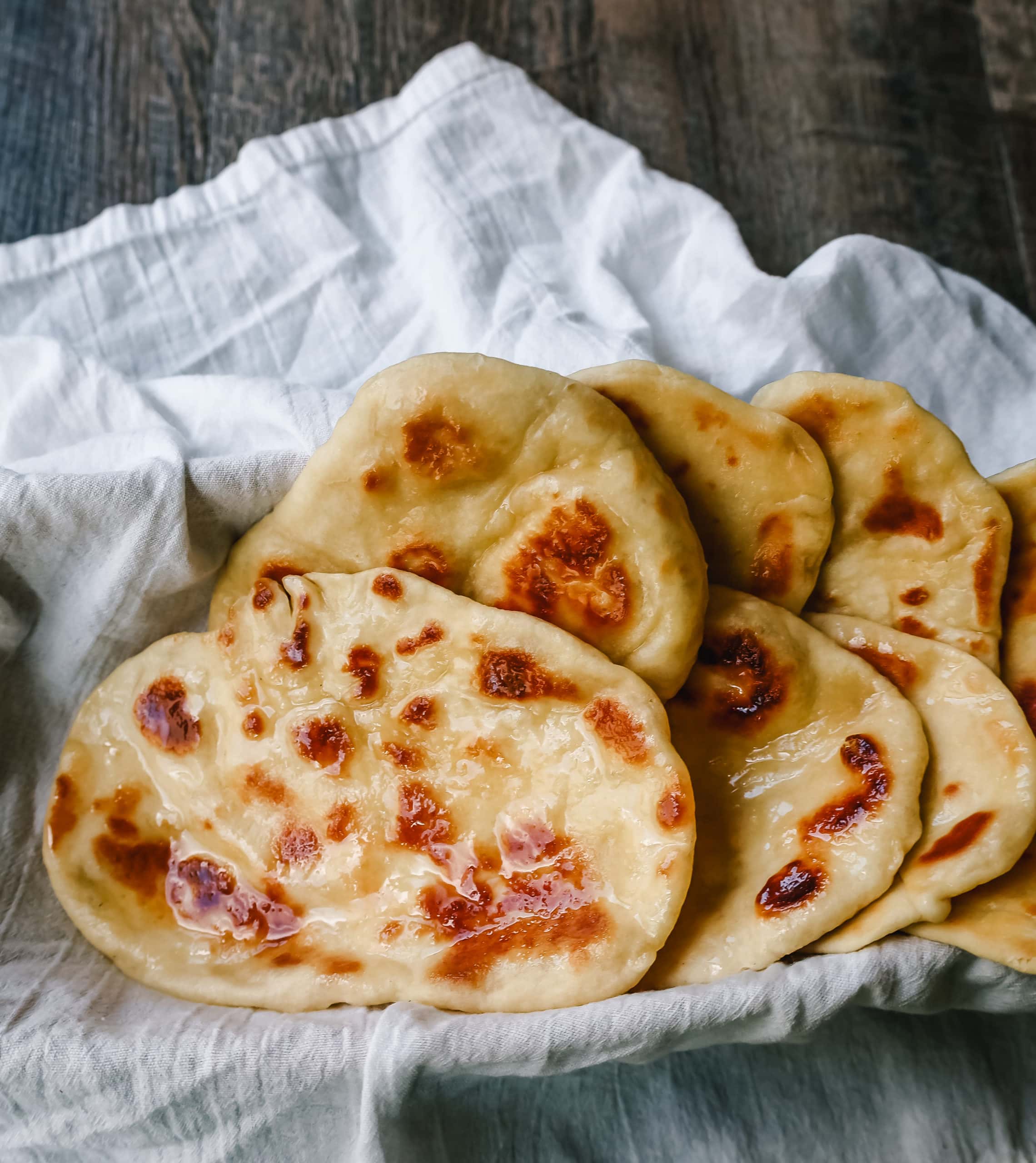 Homemade Naan Bread Light, fluffy, buttery homemade Naan bread that is even better than what you find in restaurants. 