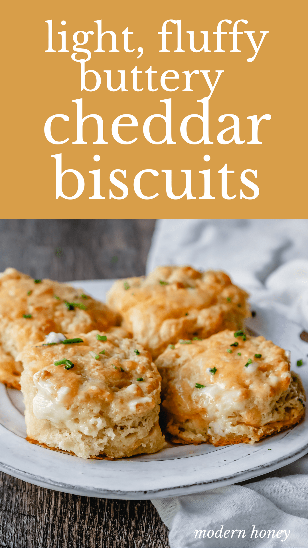 Homemade Cheesy Garlic Biscuits Light, fluffy, buttery homemade biscuits with cheddar cheese and garlic. These are the perfect homemade biscuit!