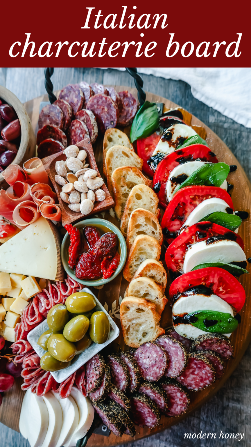 Italian Charcuterie Board Modern Honey