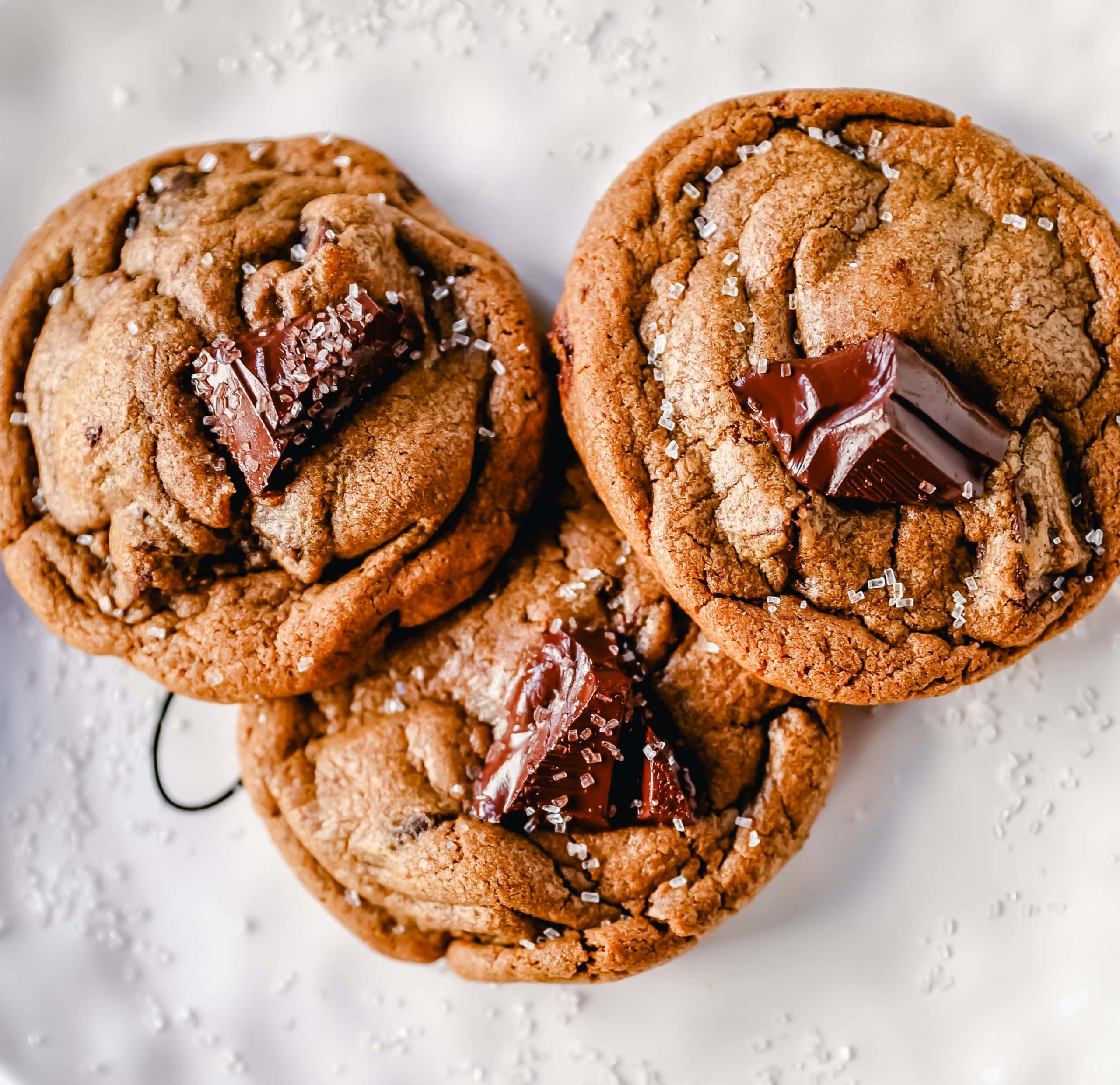 Chocolate Chunk Molasses Ginger Cookies Spiced, chewy molasses ginger cookies with chocolate chunks. A sweet and spicy chocolate molasses ginger cookie perfect for the holidays!