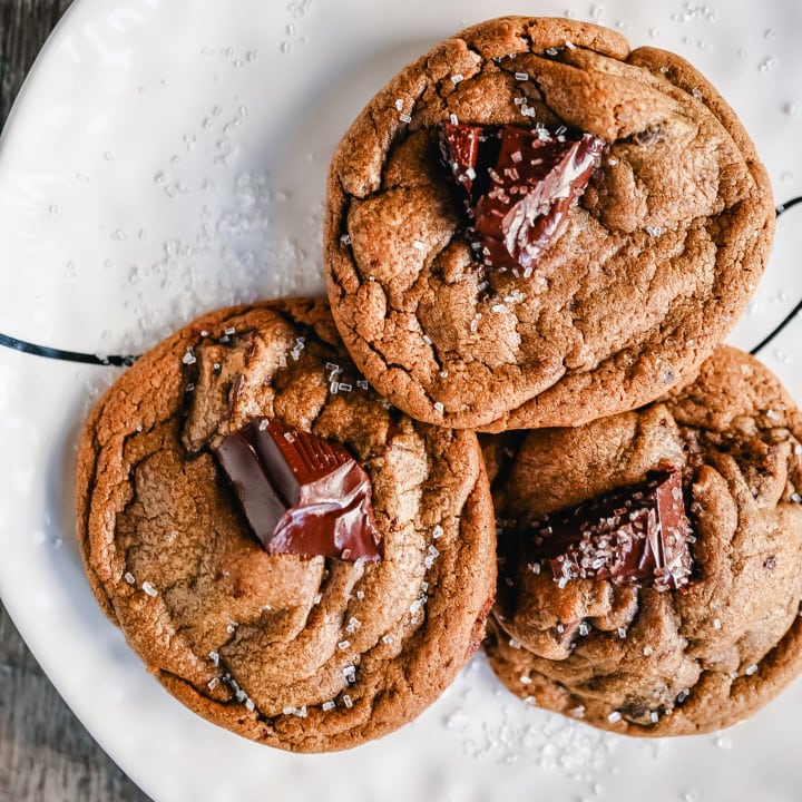 Chocolate Chunk Molasses Ginger Cookies Spiced, chewy molasses ginger cookies with chocolate chunks. A sweet and spicy chocolate molasses ginger cookie perfect for the holidays!