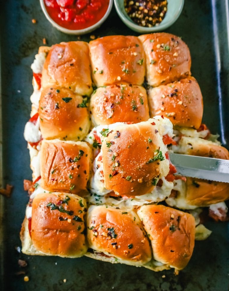 Pepperoni Pizza Sliders Modern Honey